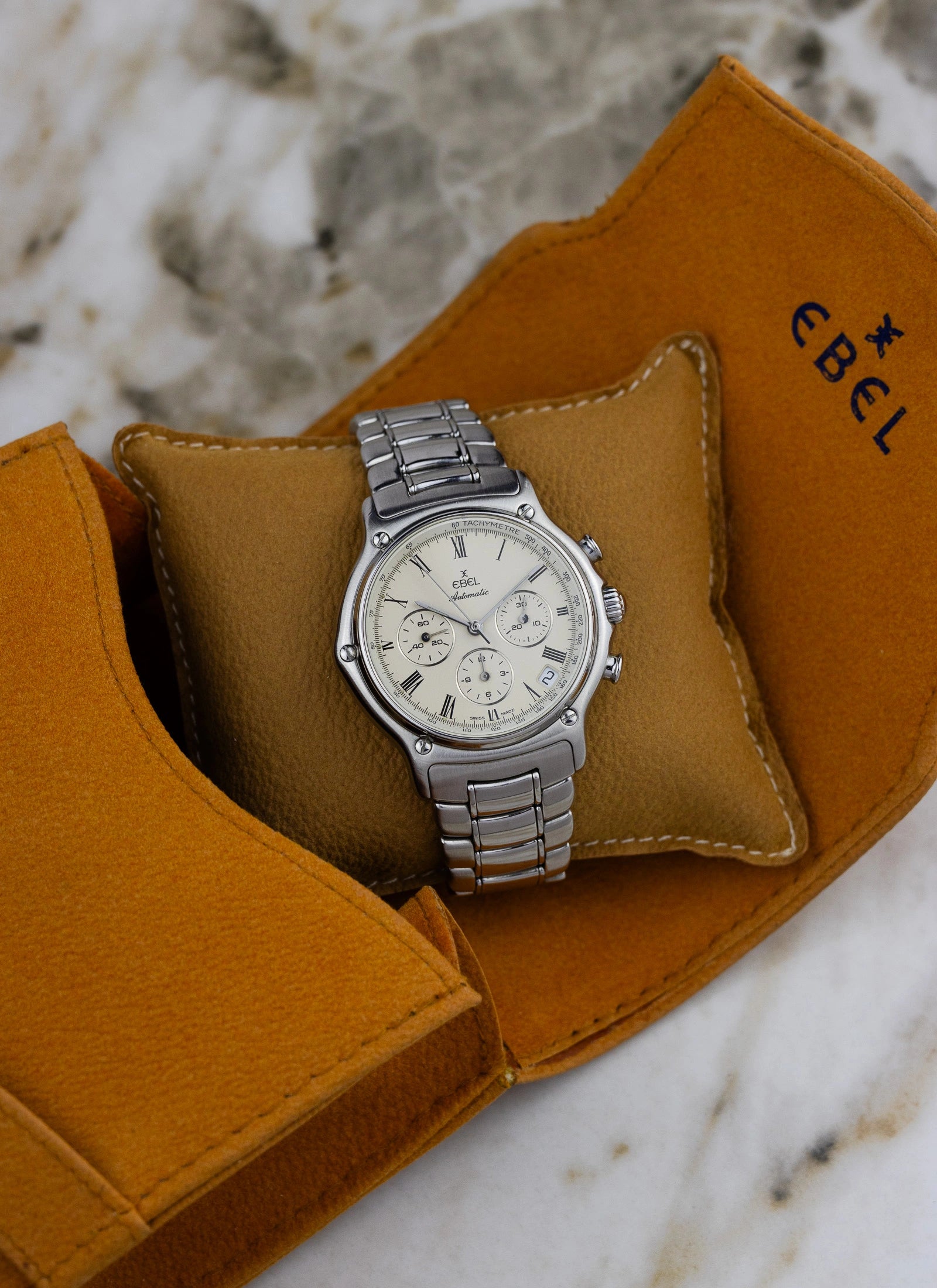 1990s Ebel 1911 Chronograph 9134901 Travel Box