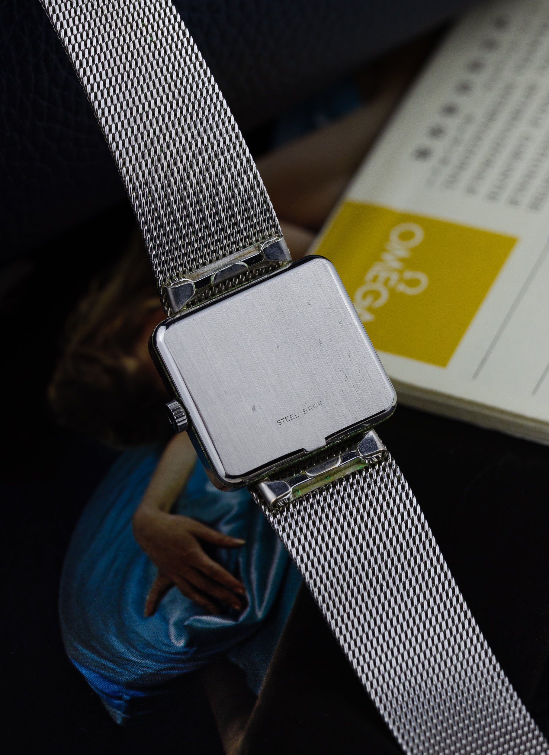 1974 Lady Omega De Ville Emerald Grima Navy Dial 511.444 cal. 625 Full Set