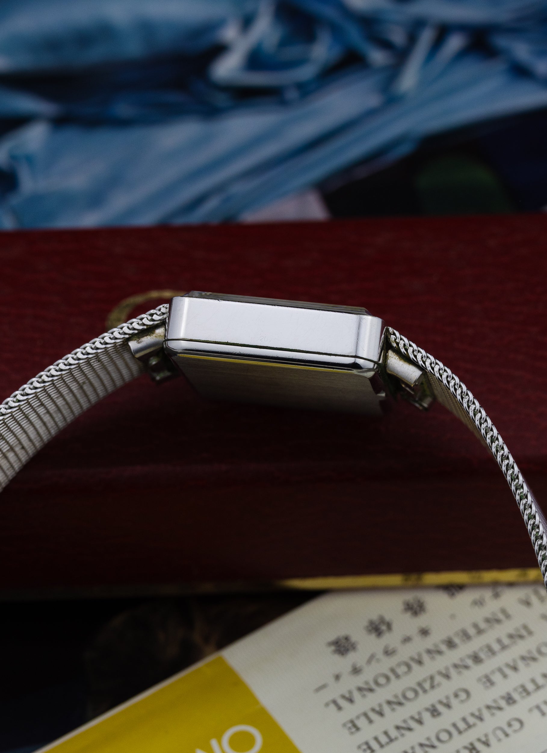 1974 Lady Omega De Ville Emerald Grima Navy Dial 511.444 cal. 625 Full Set