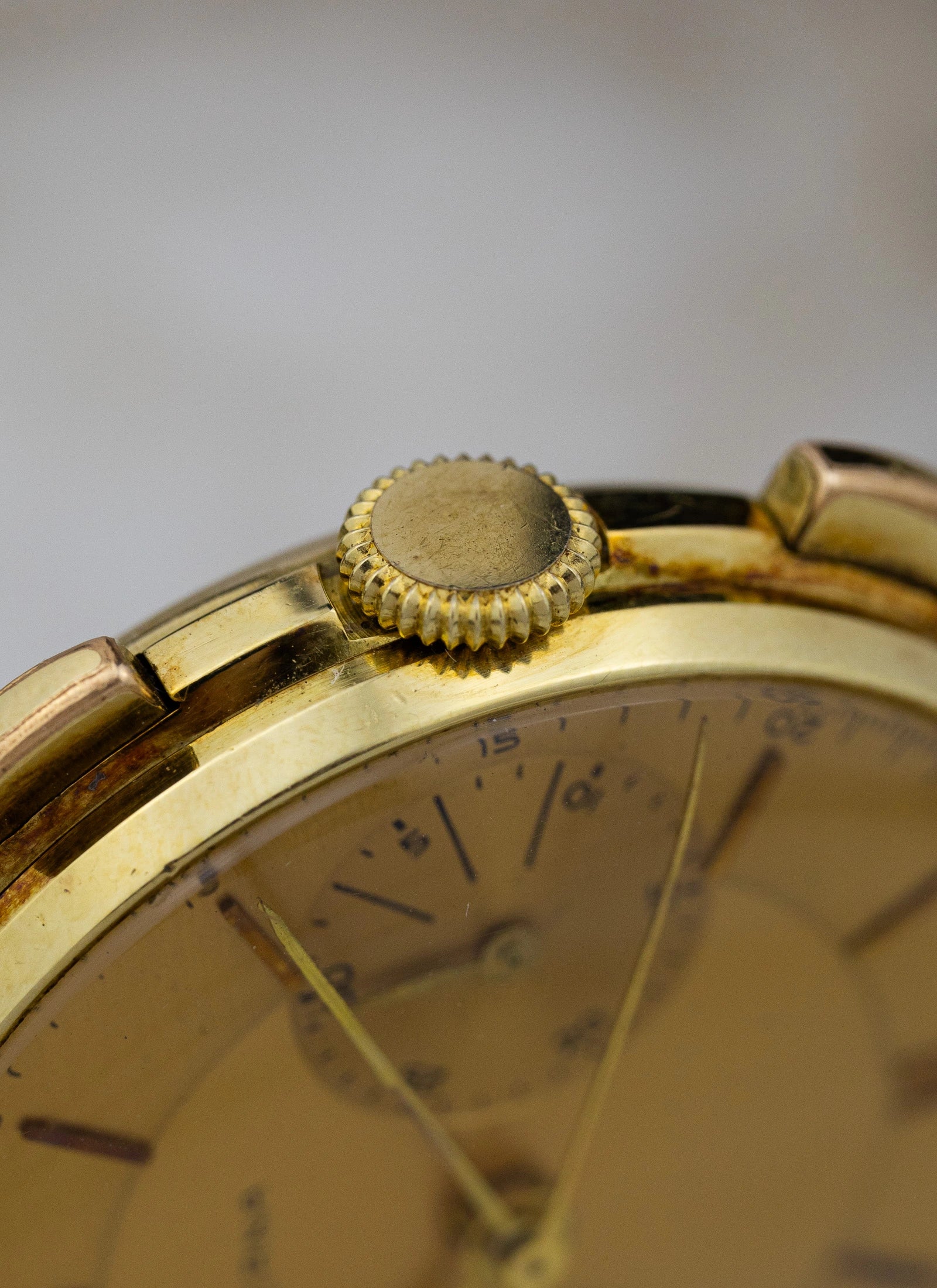 1943 14K Eterna Two Register Chronograph Valjoux 22