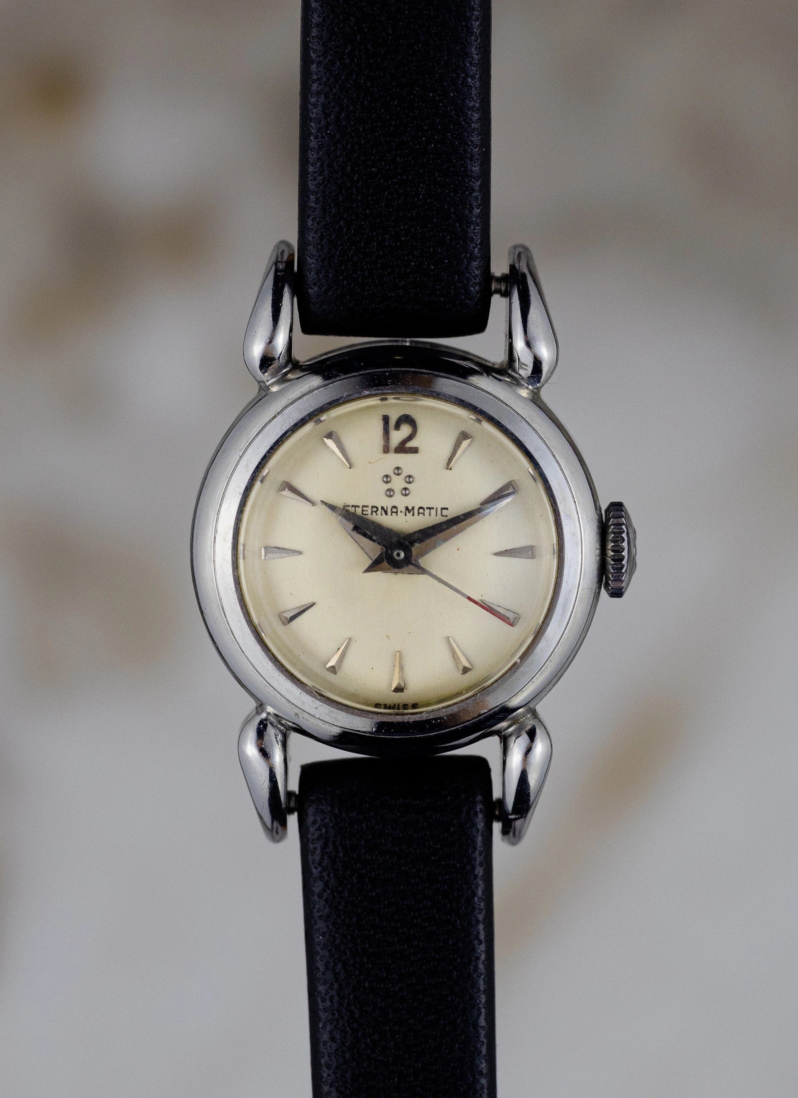 1952 Eterna Matic Lady Crab Lugs Cal. 1402U
