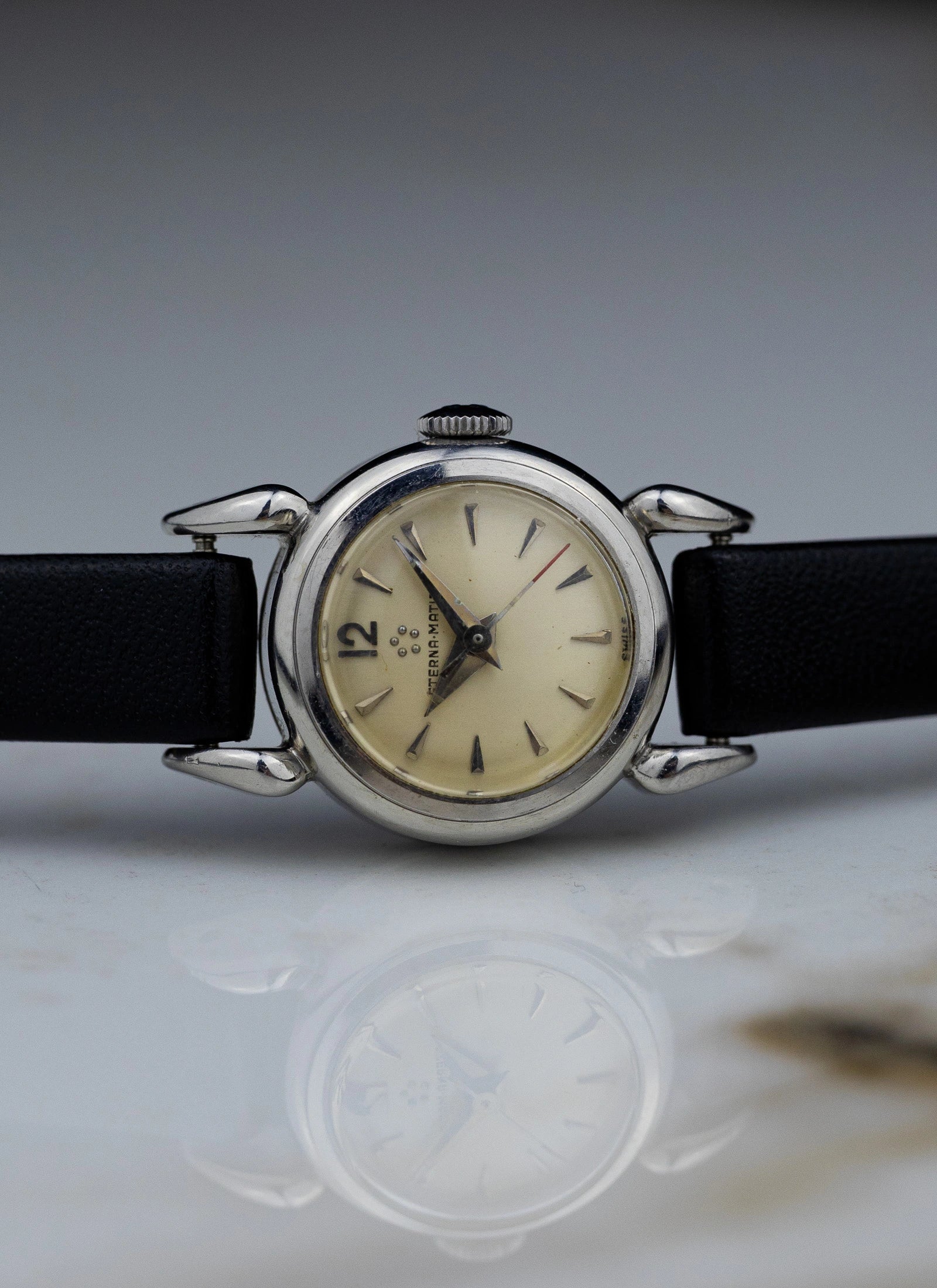 1952 Eterna Matic Lady Crab Lugs Cal. 1402U