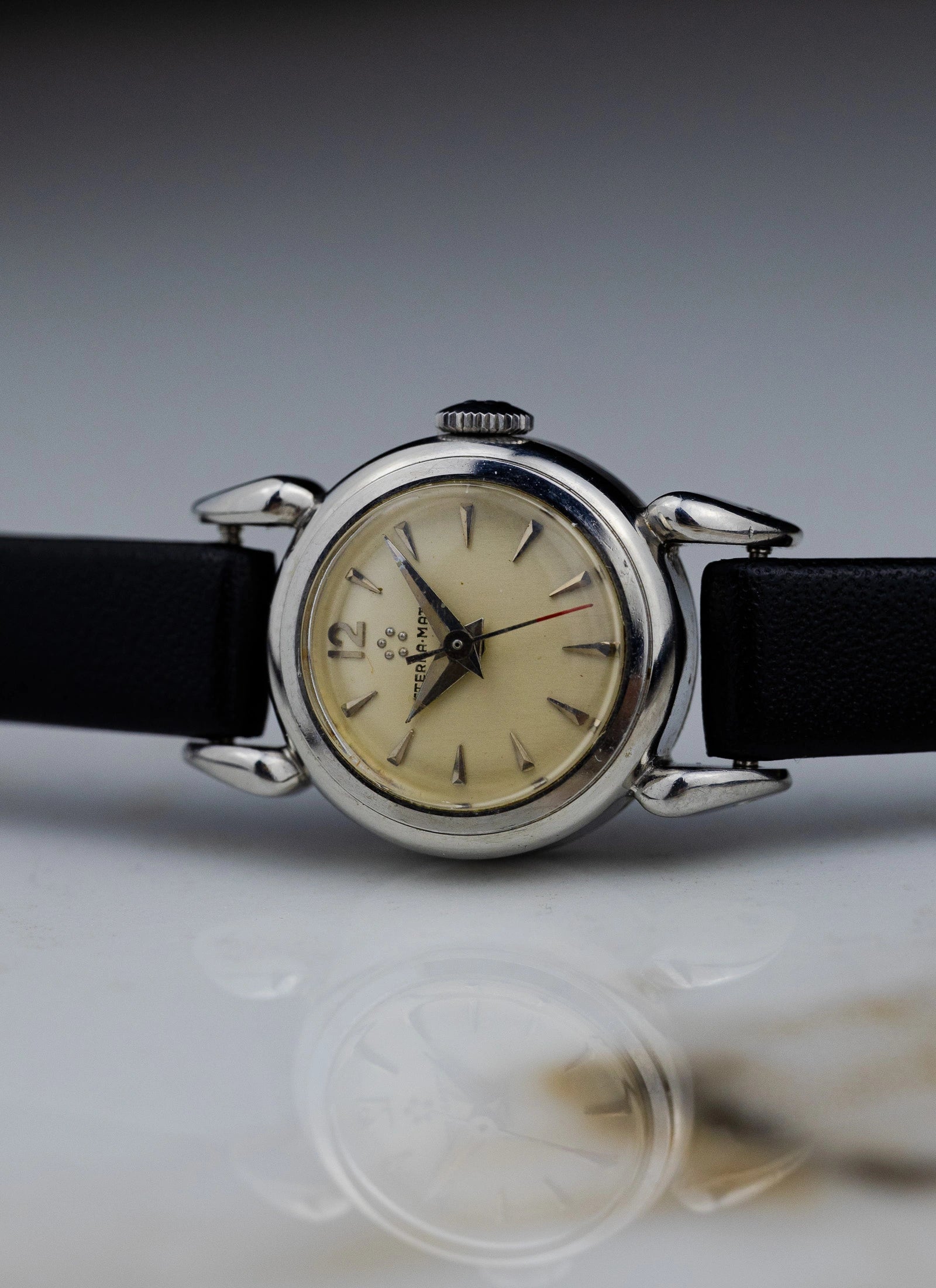 1952 Eterna Matic Lady Crab Lugs Cal. 1402U
