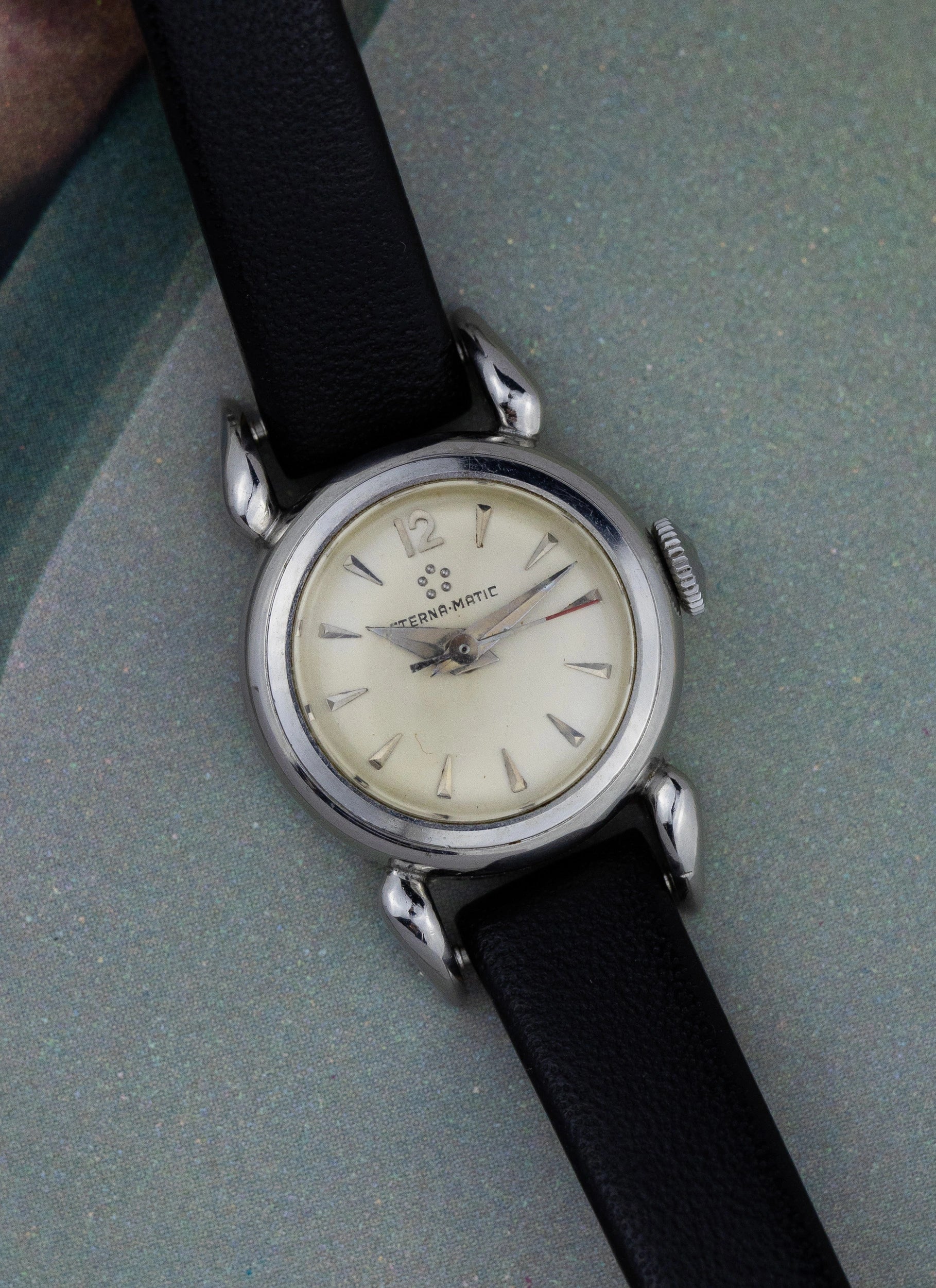 1952 Eterna Matic Lady Crab Lugs Cal. 1402U