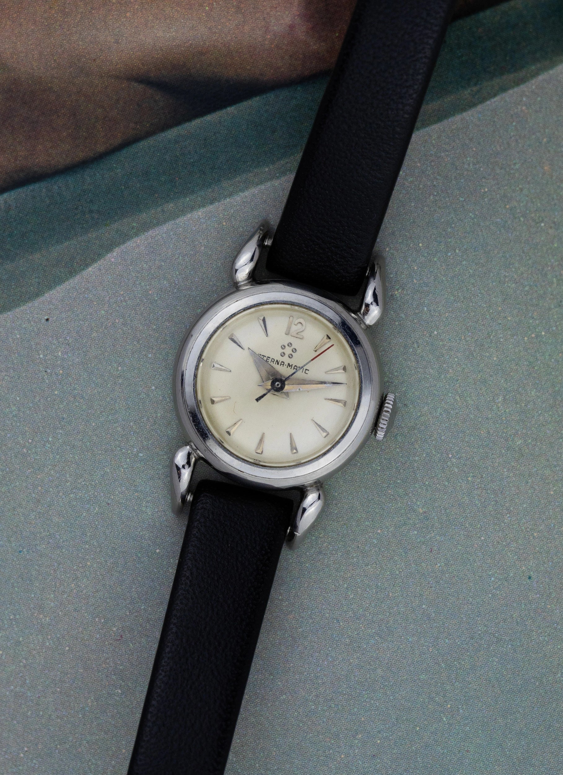 1952 Eterna Matic Lady Crab Lugs Cal. 1402U