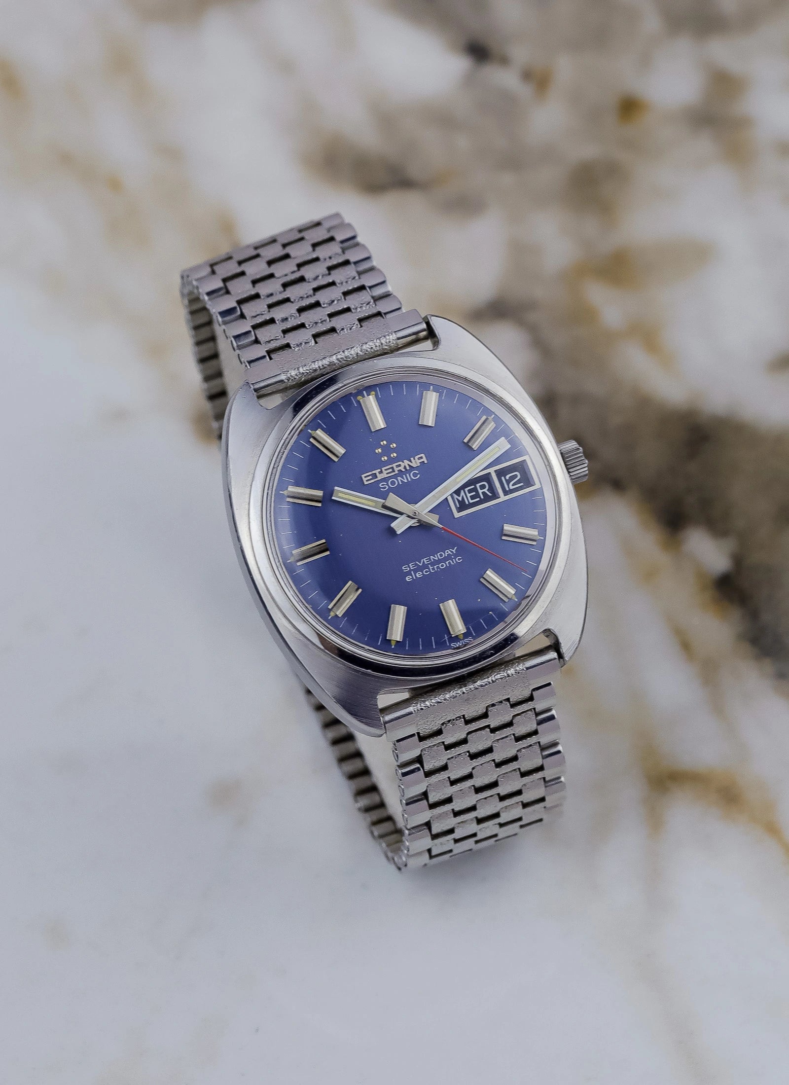 1970s Eterna Sonic Sevenday 148T cal. 1551