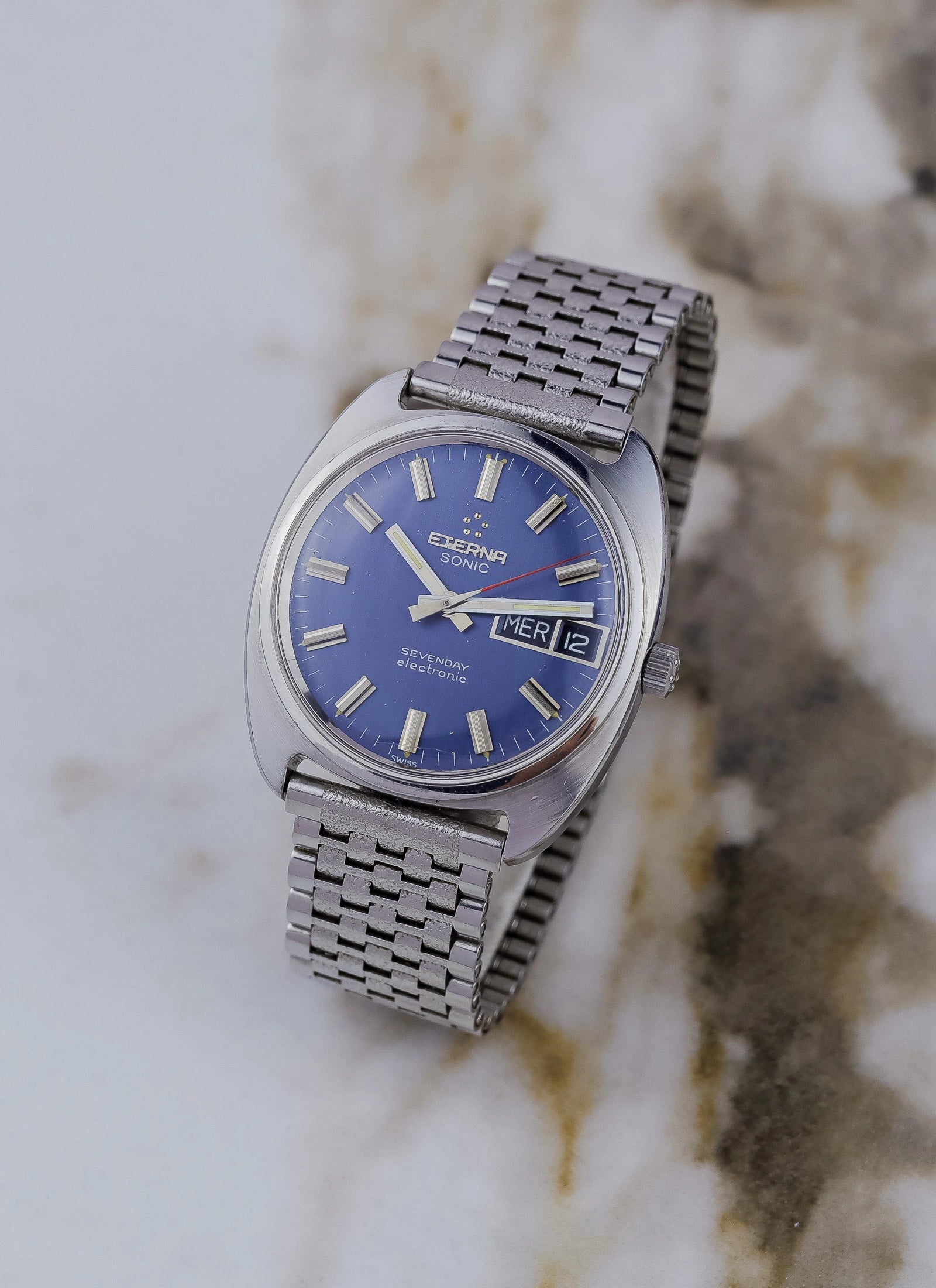 1970s Eterna Sonic Sevenday 148T cal. 1551