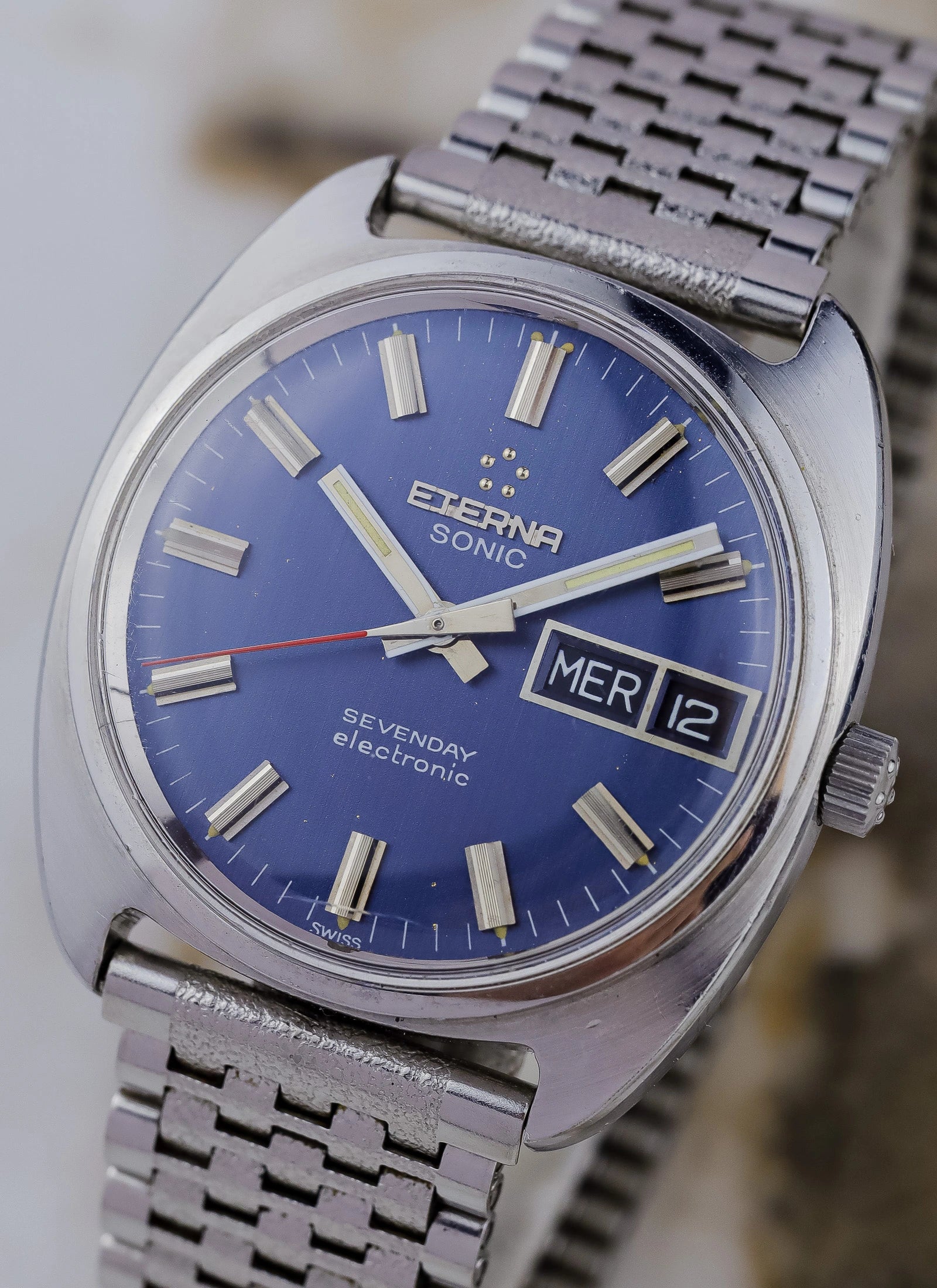 1970s Eterna Sonic Sevenday 148T cal. 1551