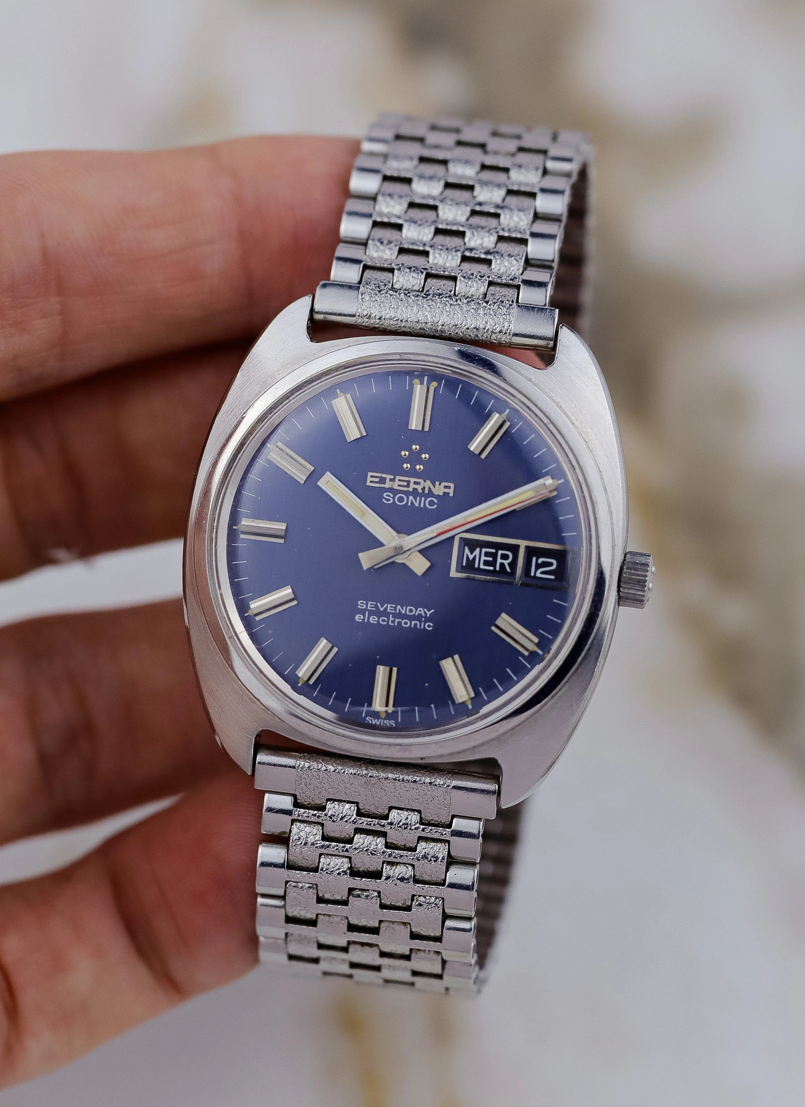 1970s Eterna Sonic Sevenday 148T cal. 1551