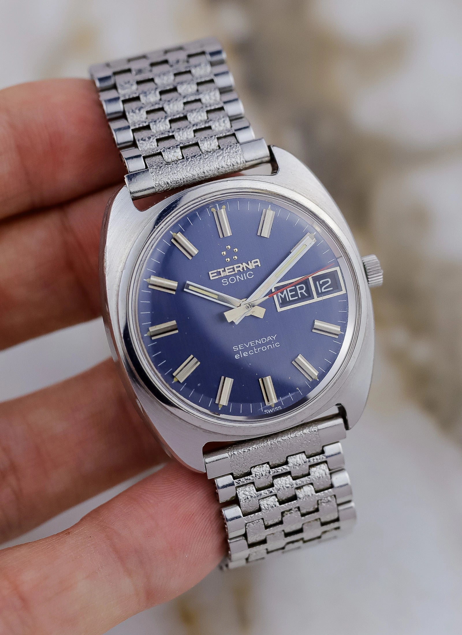 1970s Eterna Sonic Sevenday 148T cal. 1551