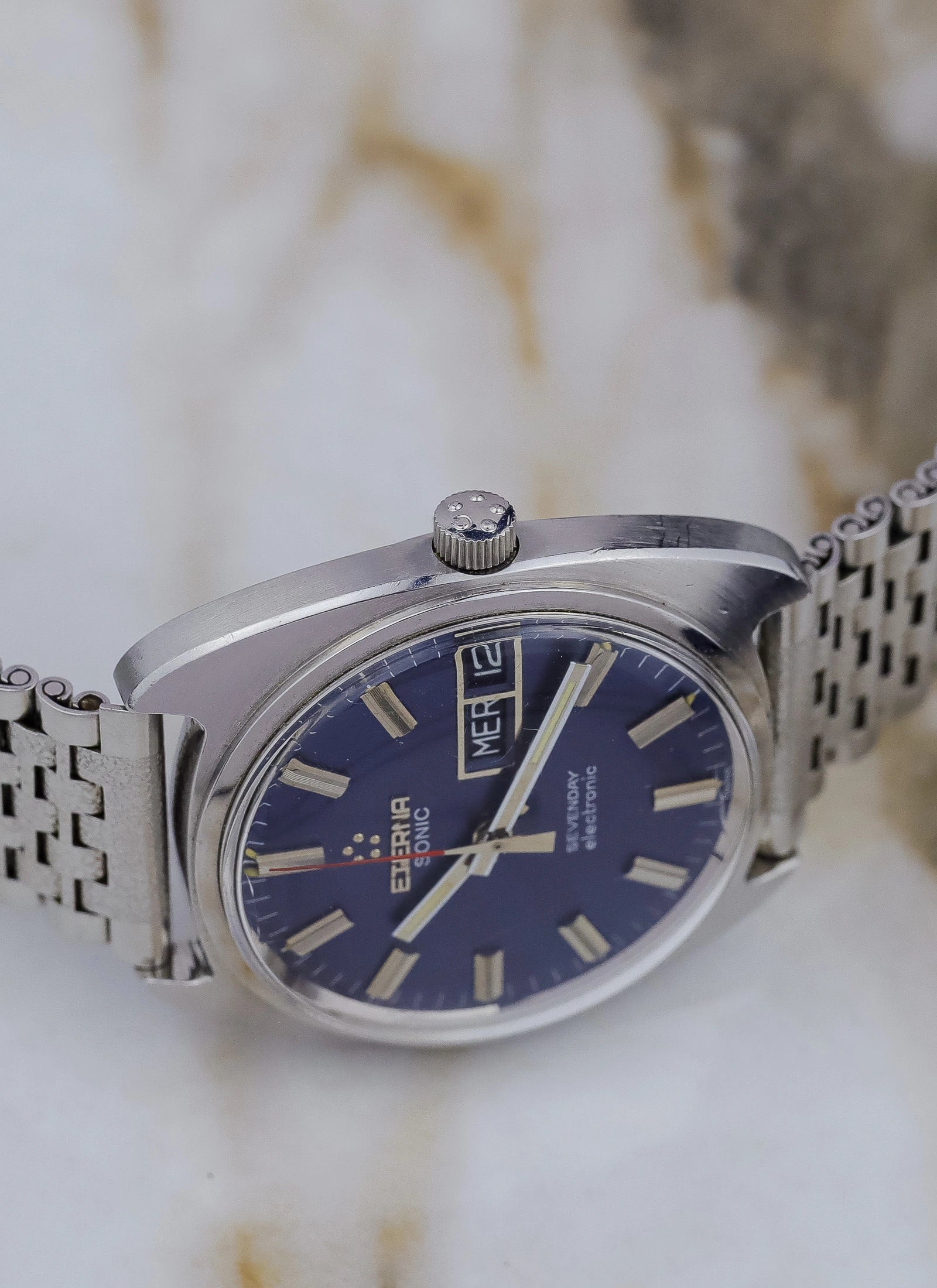 1970s Eterna Sonic Sevenday 148T cal. 1551