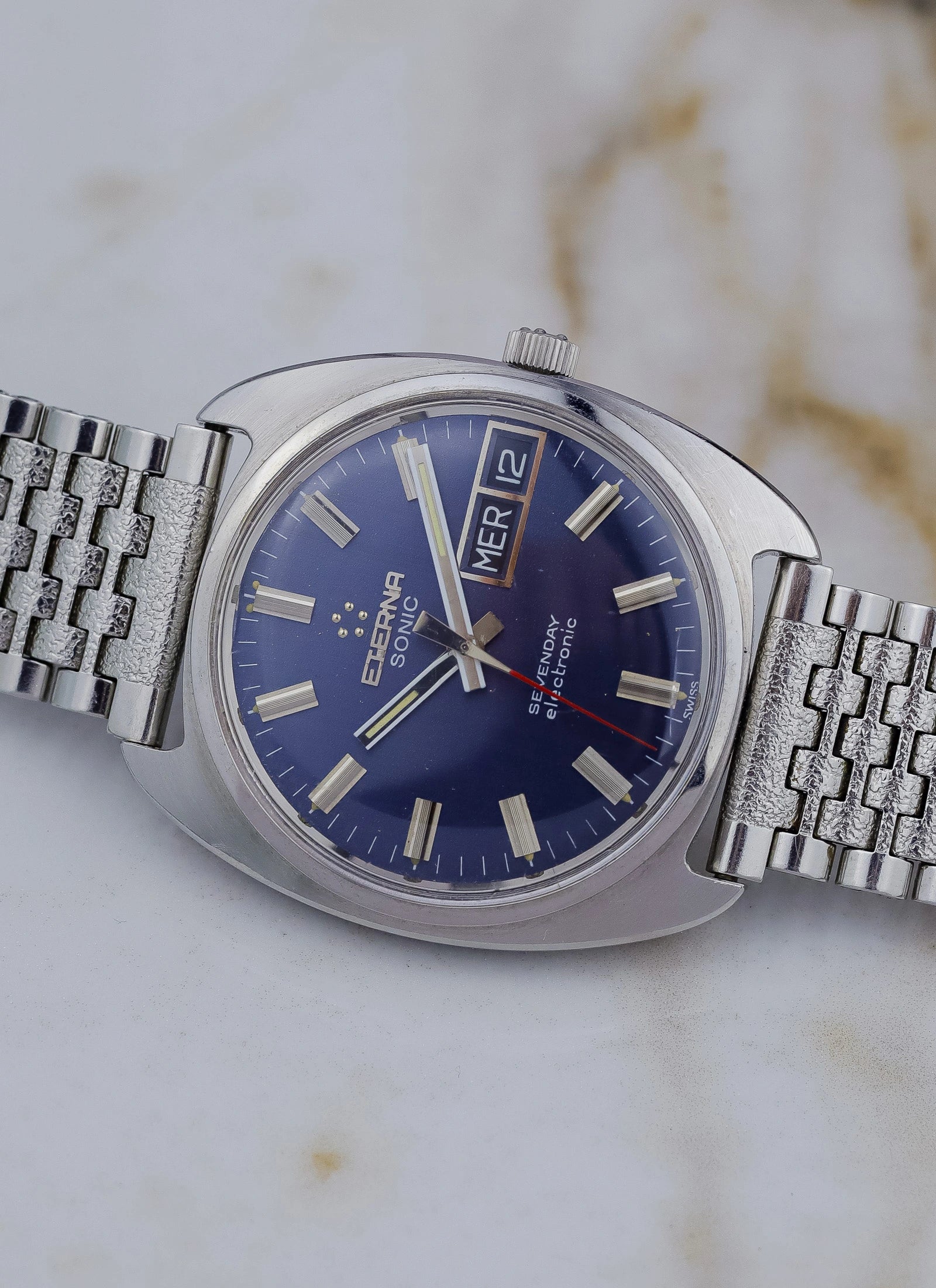 1970s Eterna Sonic Sevenday 148T cal. 1551