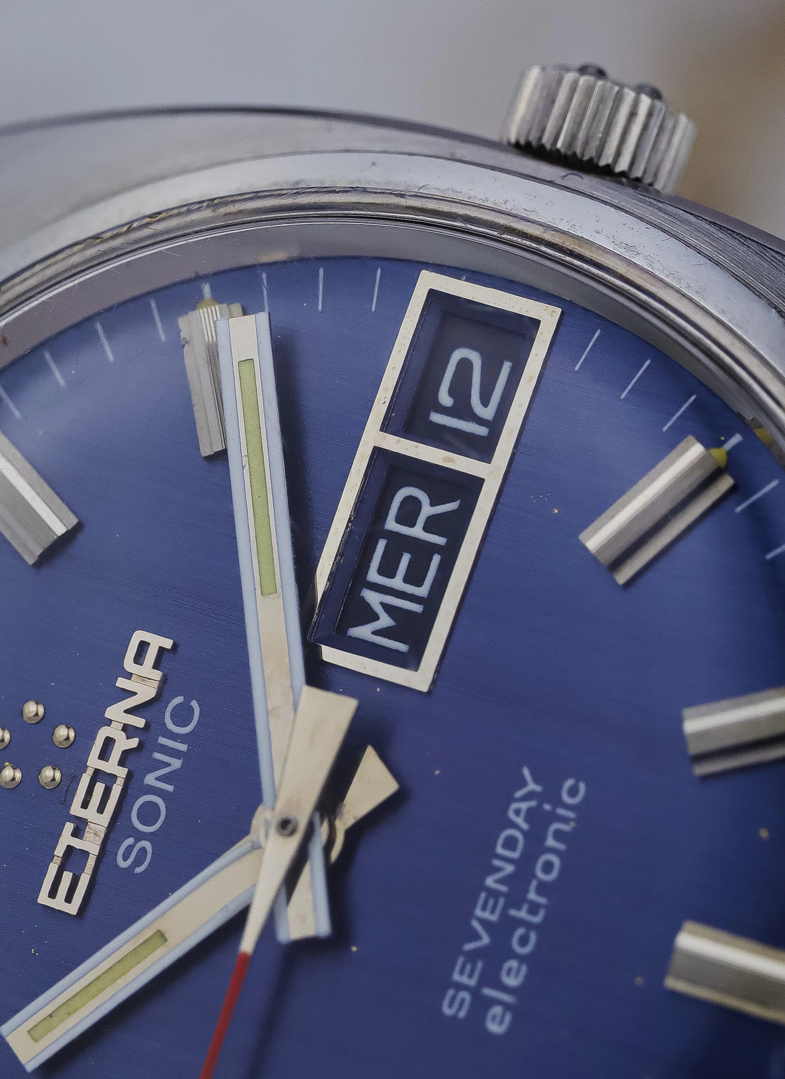 1970s Eterna Sonic Sevenday 148T cal. 1551