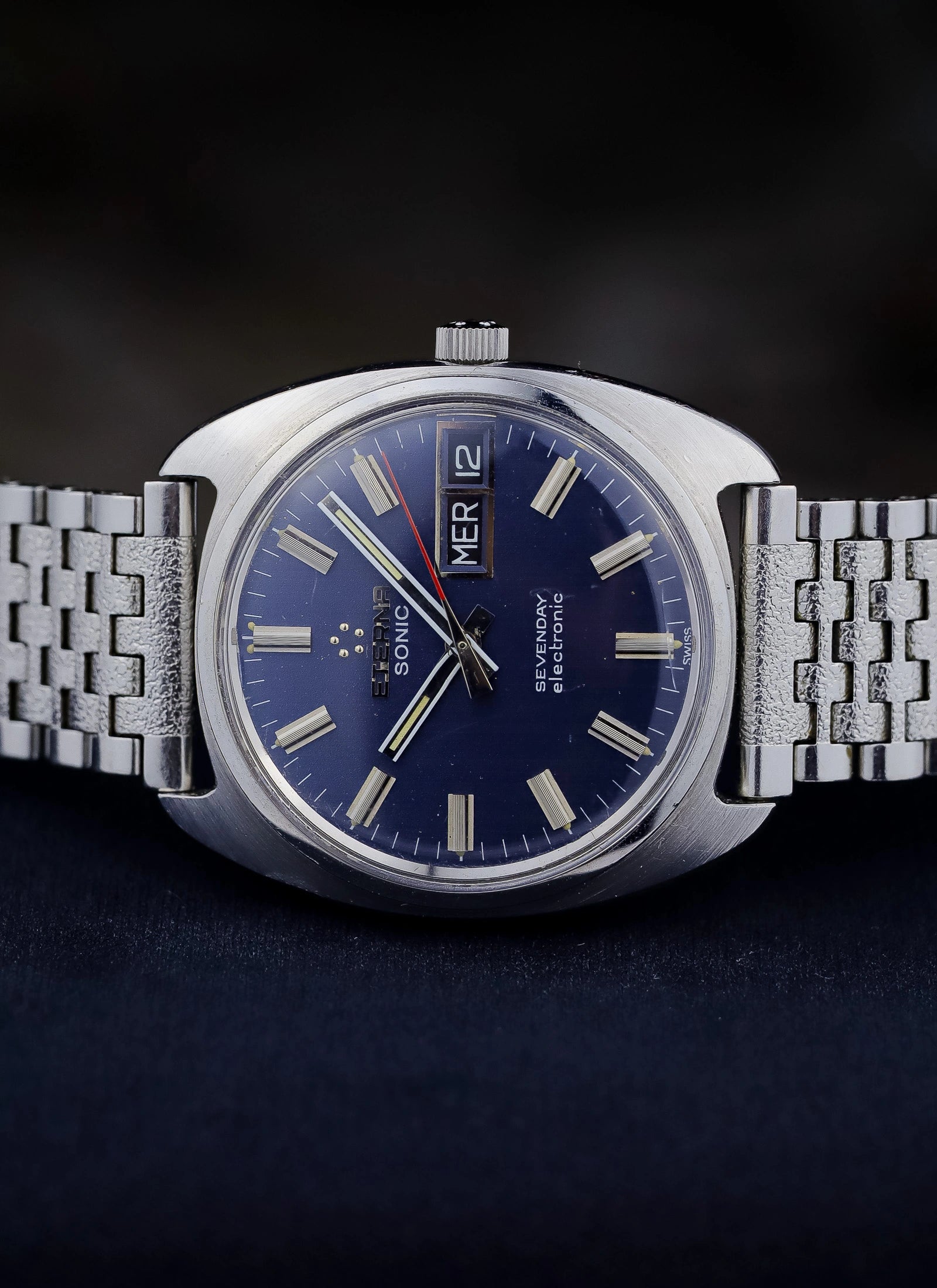 1970s Eterna Sonic Sevenday 148T cal. 1551