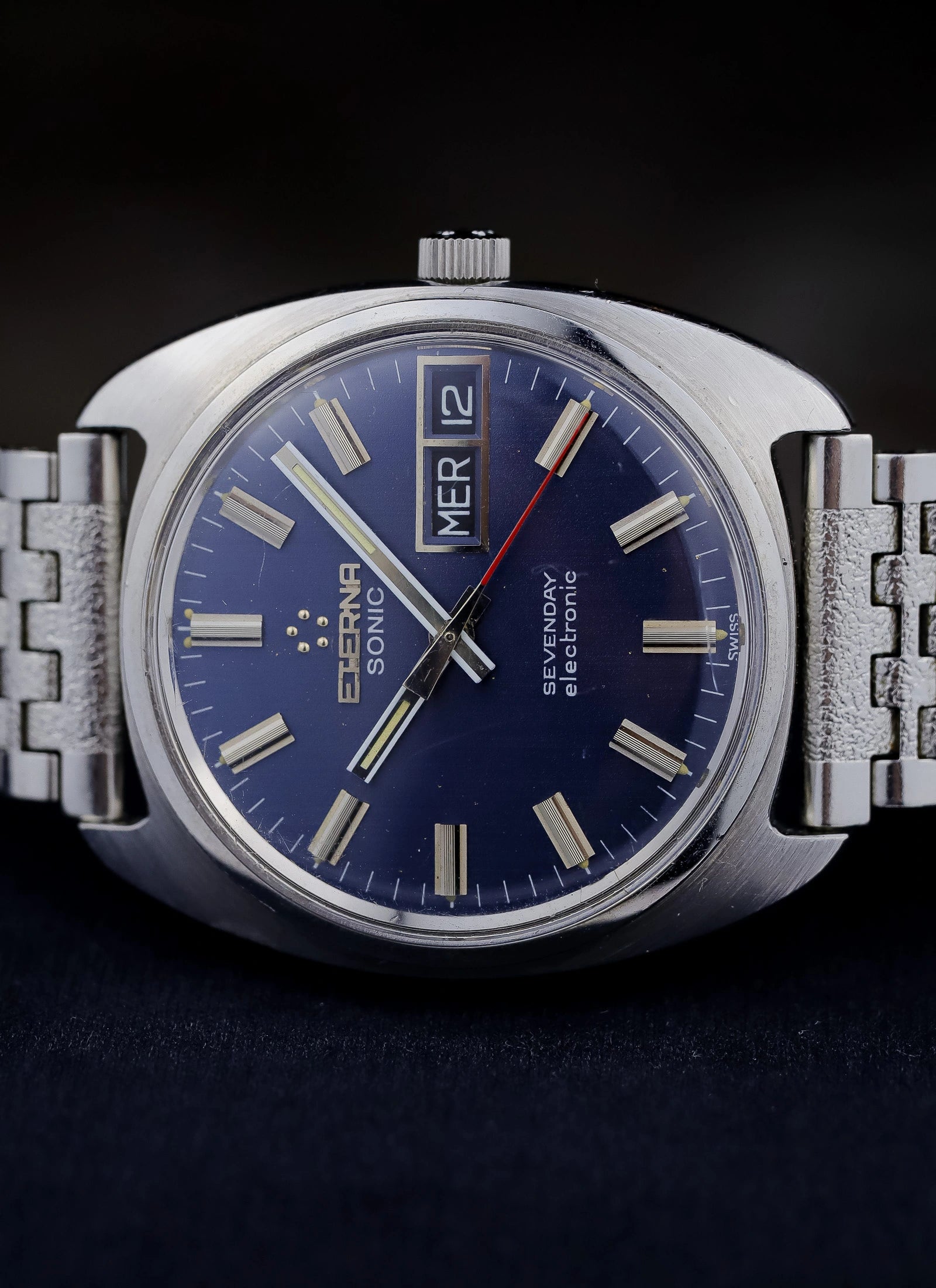 1970s Eterna Sonic Sevenday 148T cal. 1551