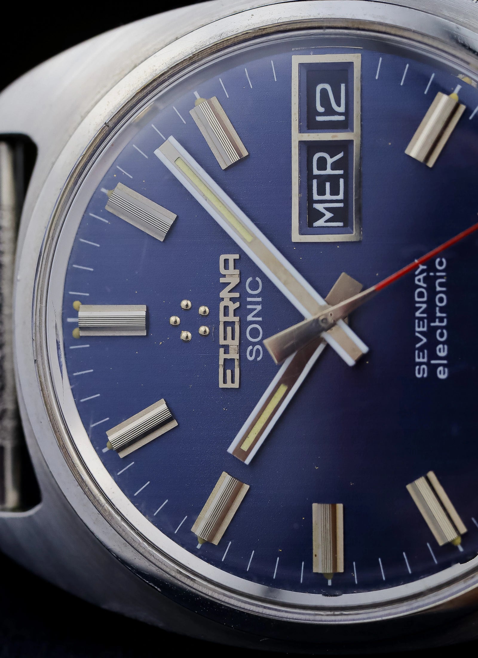 1970s Eterna Sonic Sevenday 148T cal. 1551