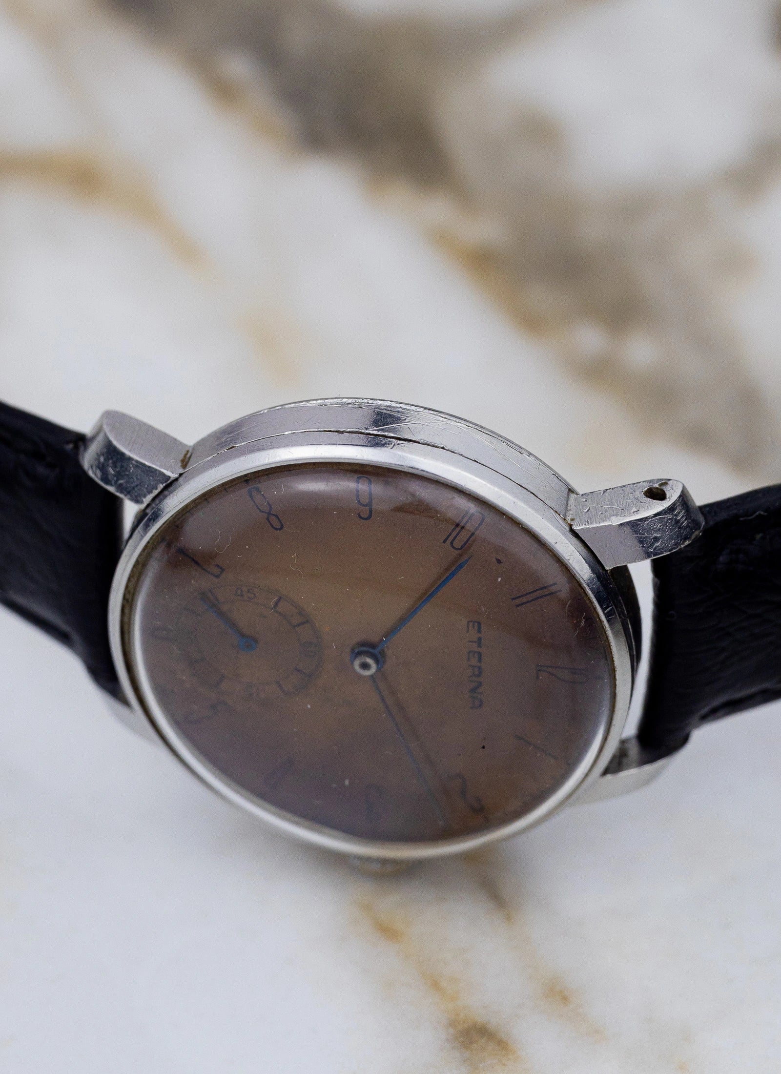 1940s Eterna Art Deco Jumbo cal. 852 "Cappucino Dial"
