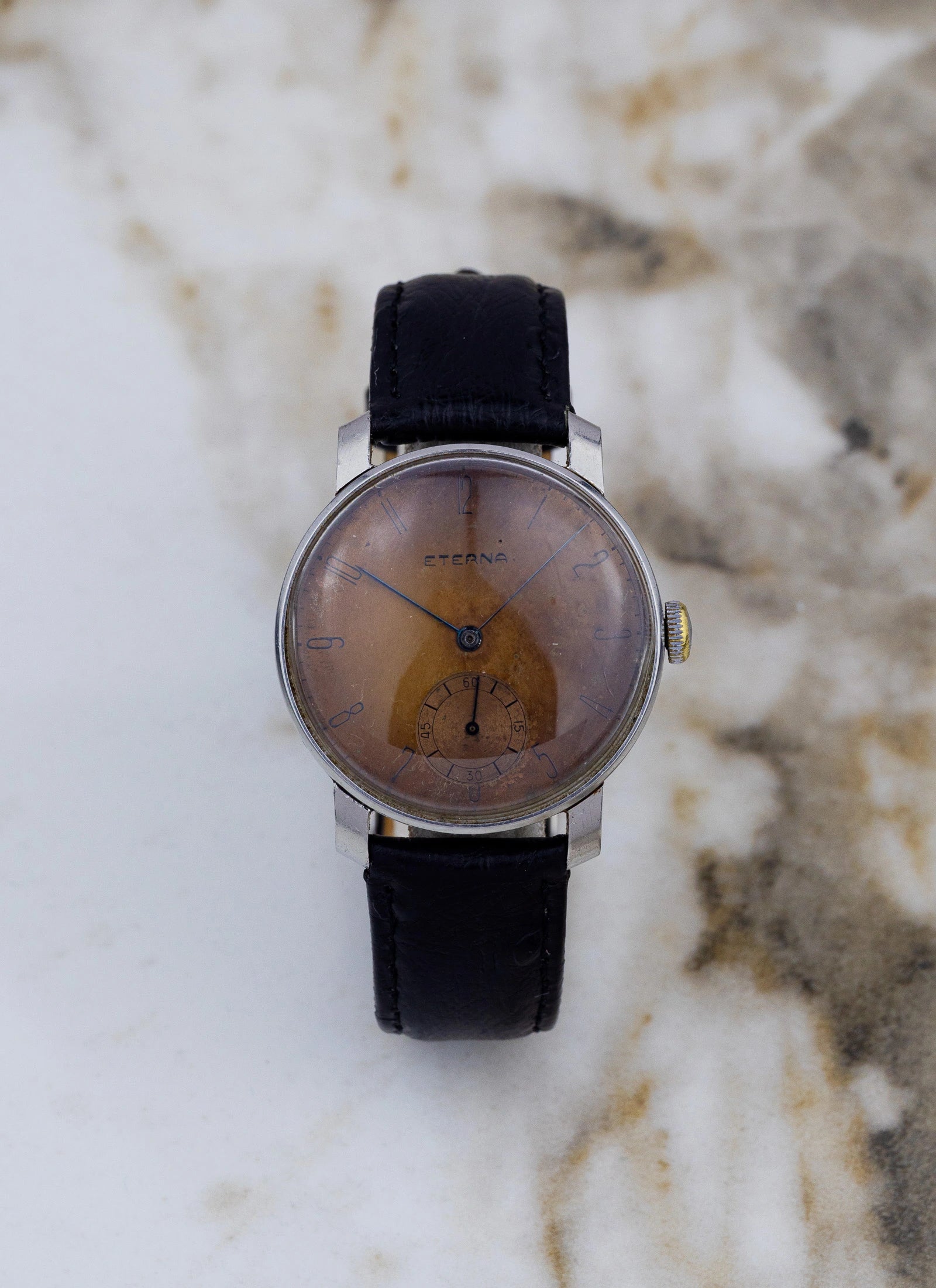 1940s Eterna Art Deco Jumbo cal. 852 "Cappucino Dial"