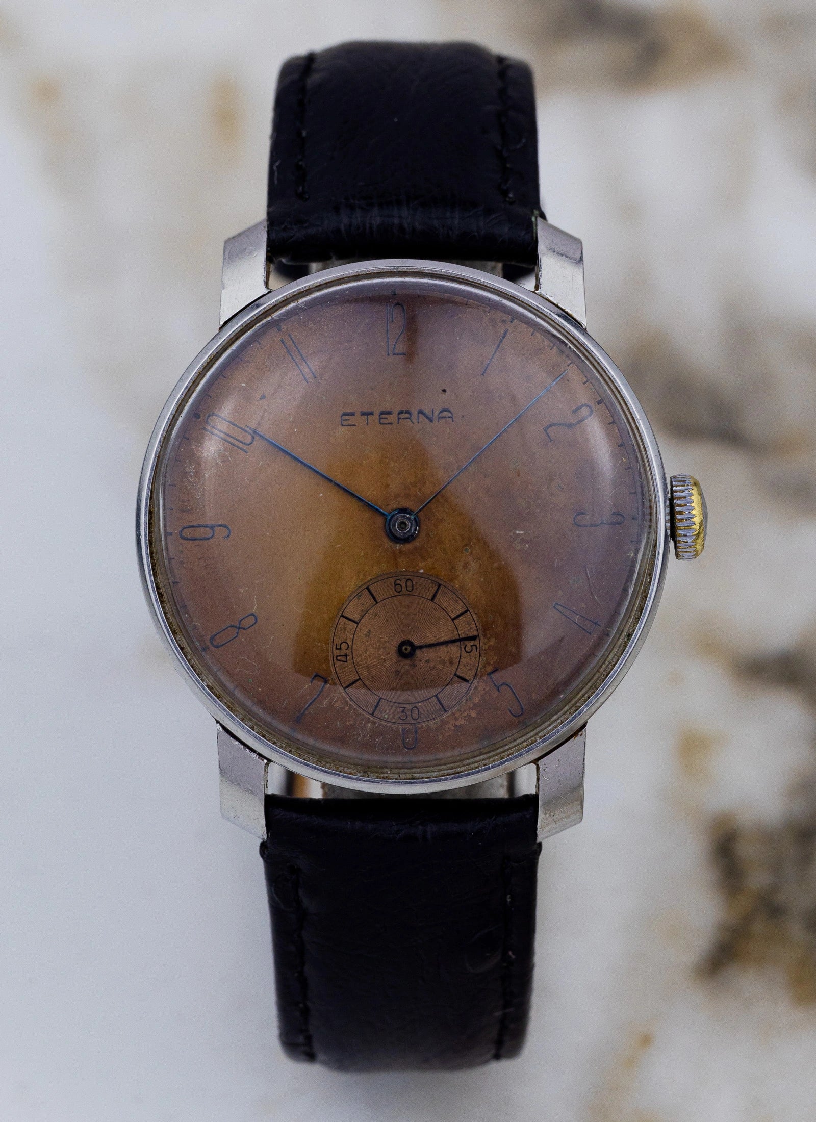 1940s Eterna Art Deco Jumbo cal. 852 "Cappucino Dial"