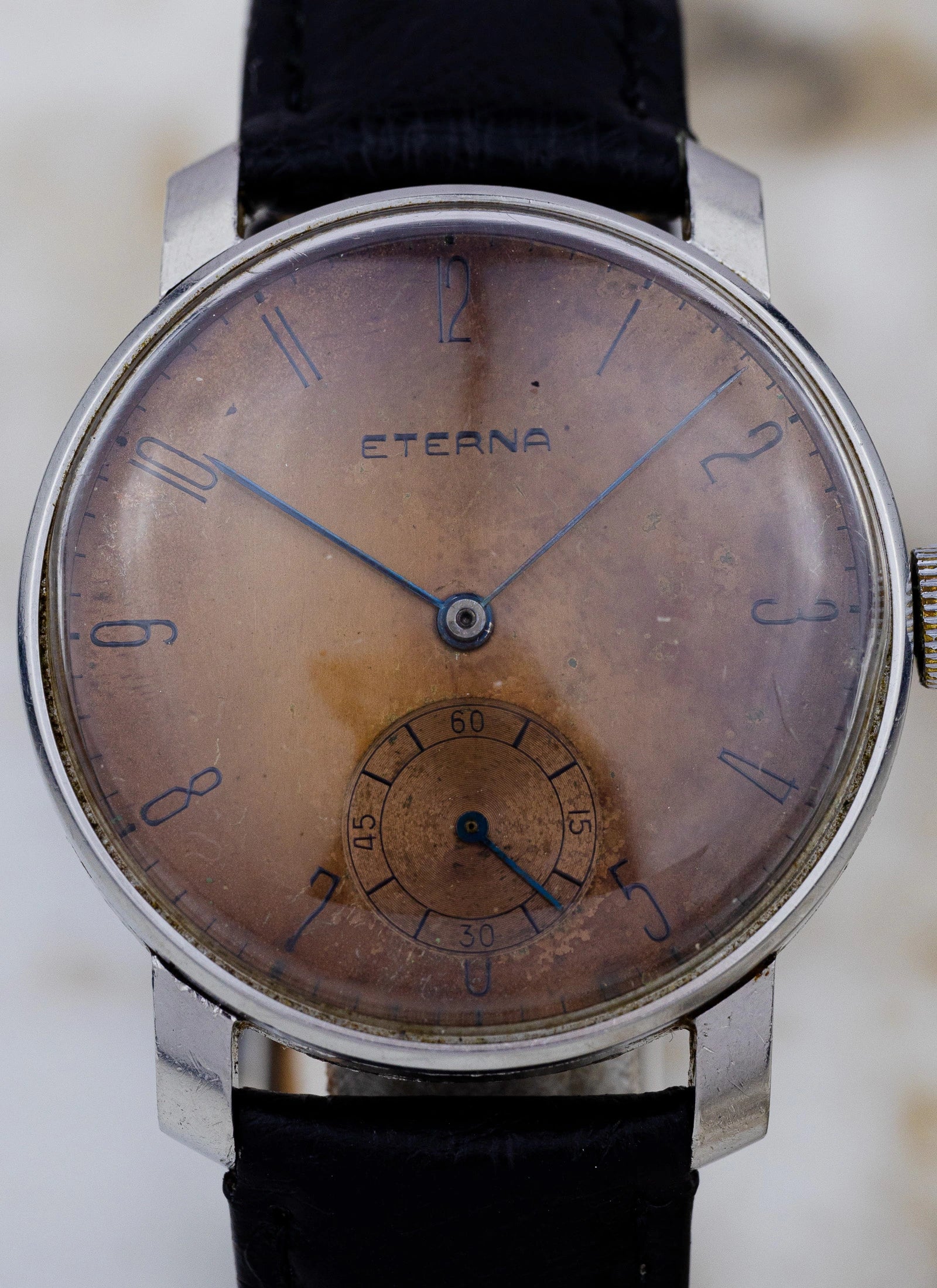 1940s Eterna Art Deco Jumbo cal. 852 "Cappucino Dial"