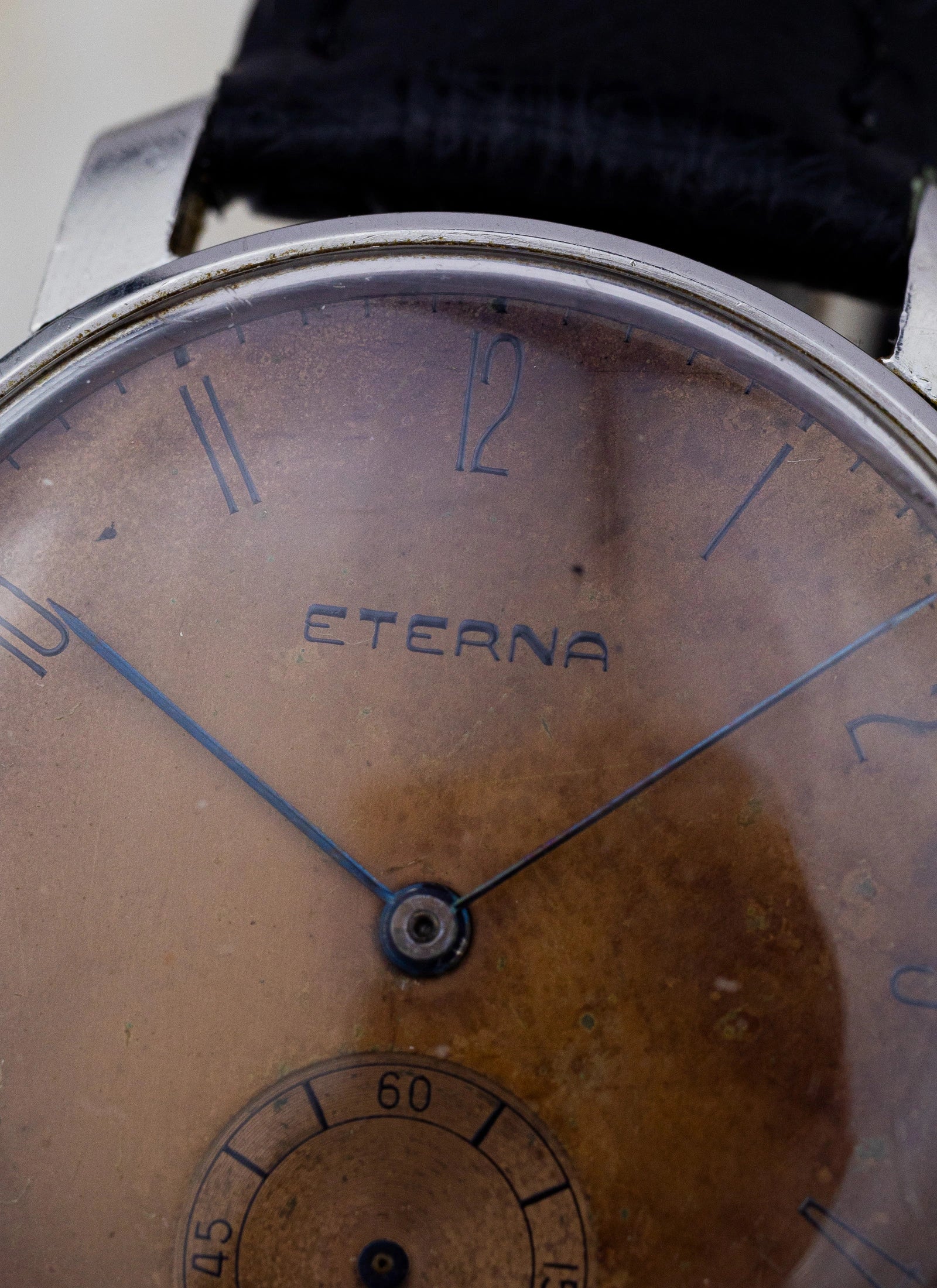 1940s Eterna Art Deco Jumbo cal. 852 "Cappucino Dial"