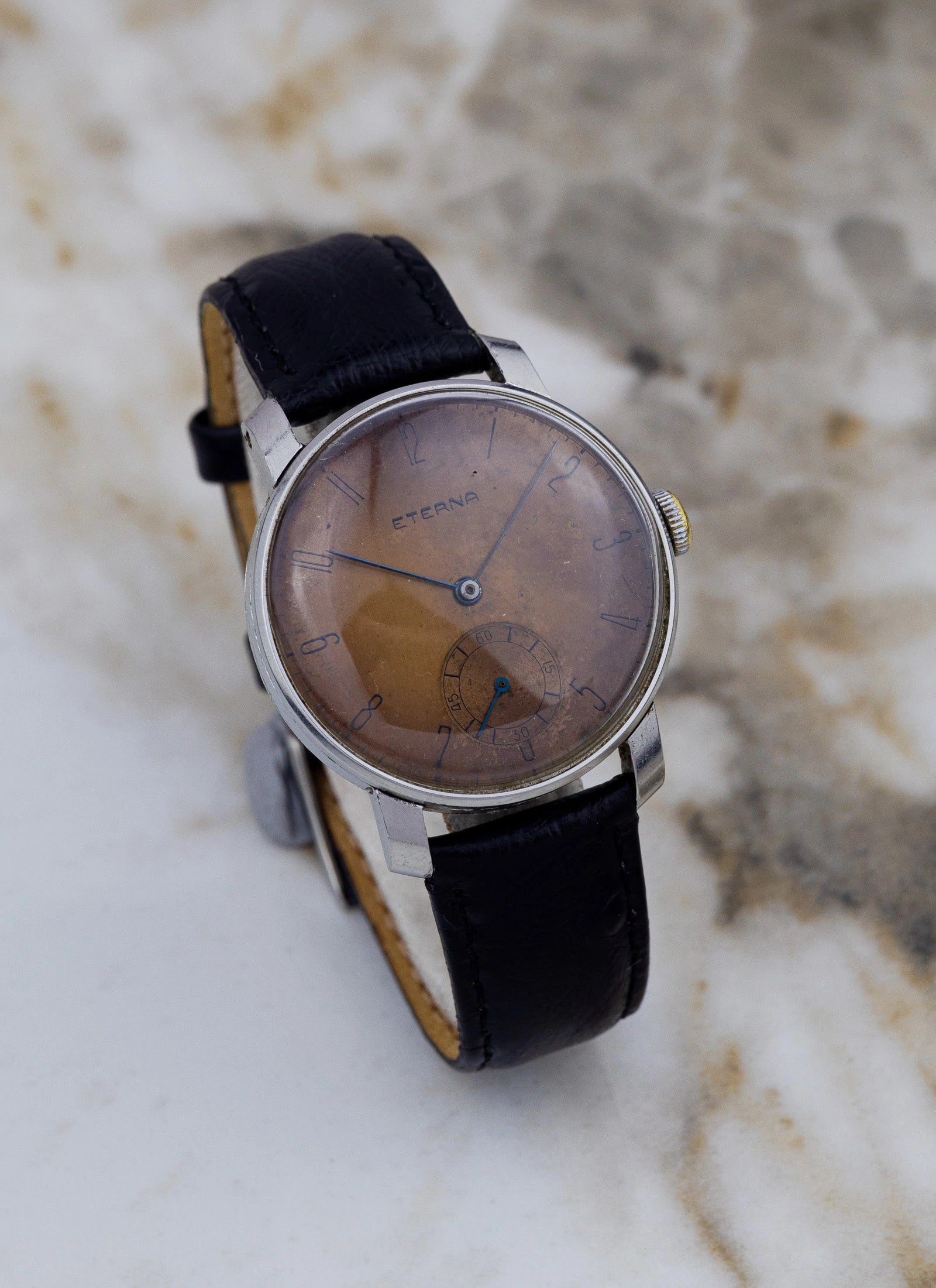 1940s Eterna Art Deco Jumbo cal. 852 "Cappucino Dial"