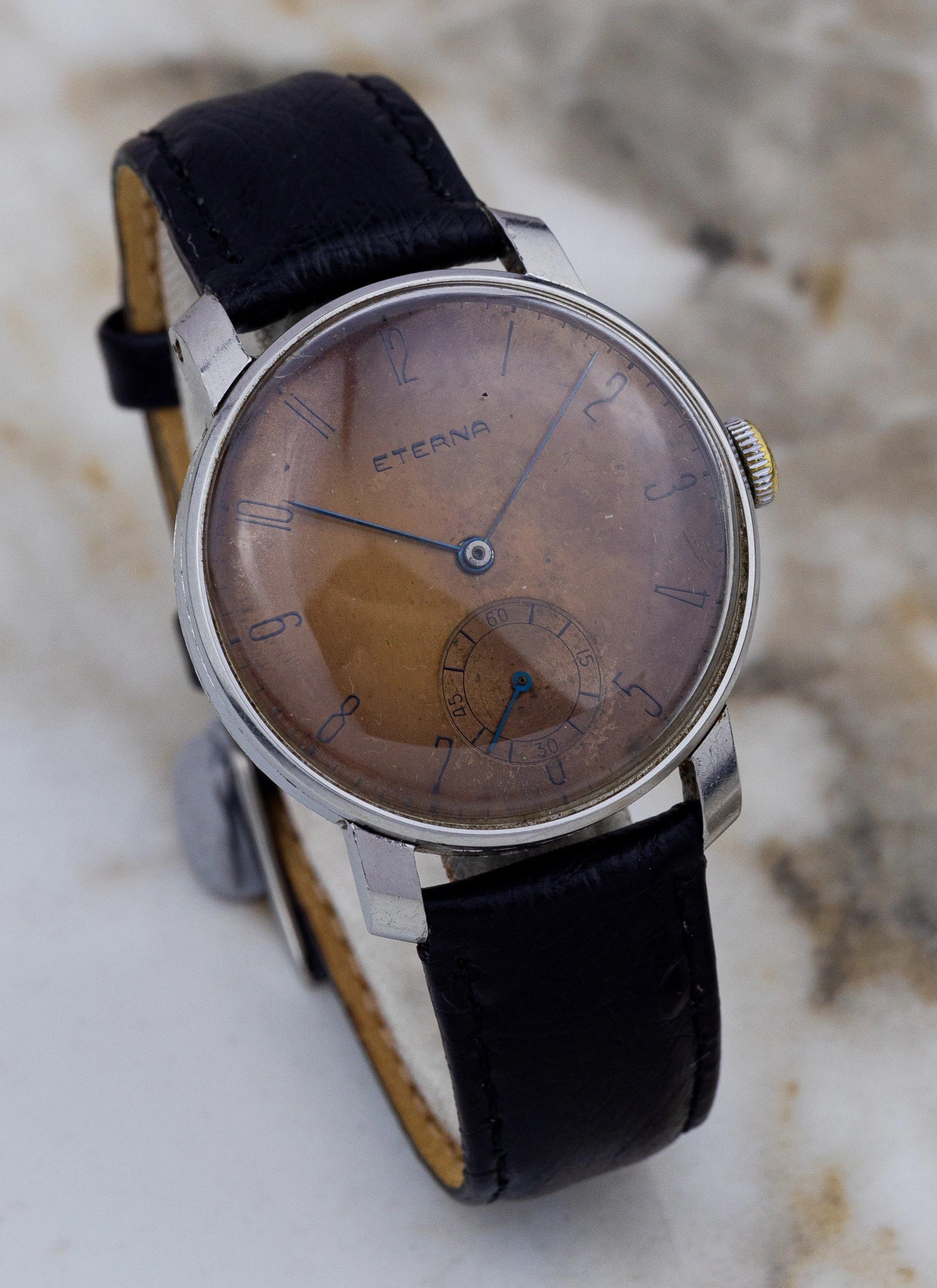1940s Eterna Art Deco Jumbo cal. 852 "Cappucino Dial"