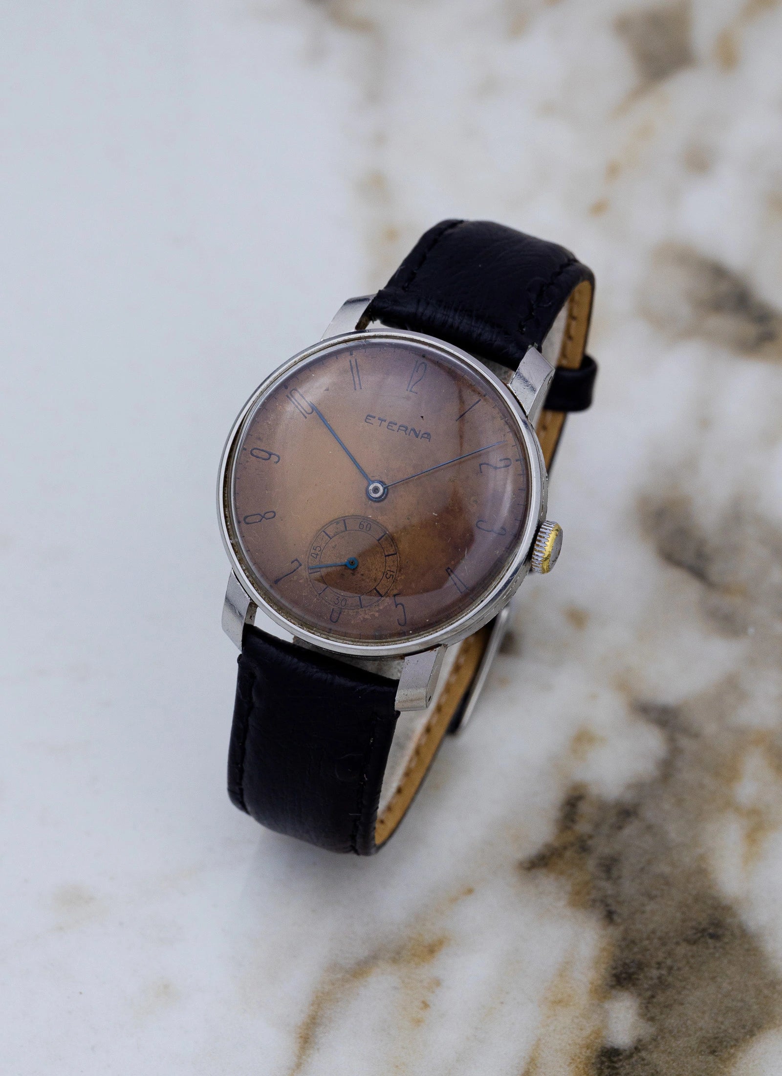 1940s Eterna Art Deco Jumbo cal. 852 "Cappucino Dial"