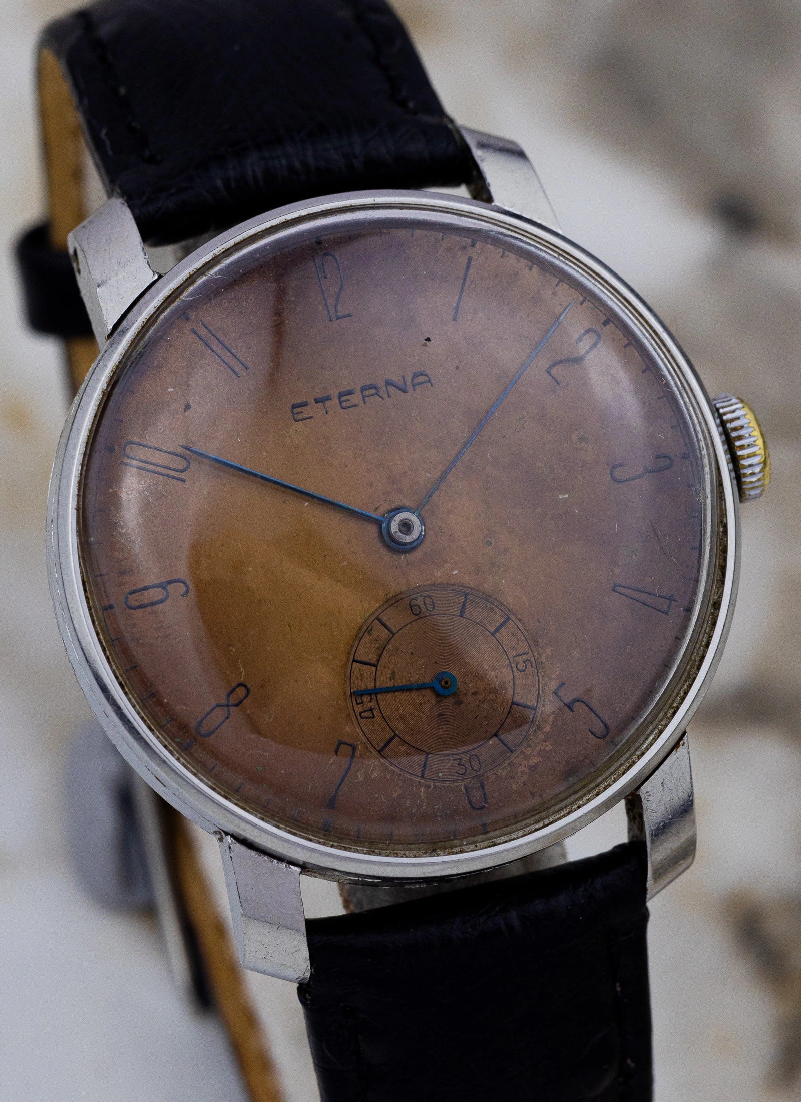 1940s Eterna Art Deco Jumbo cal. 852 "Cappucino Dial"