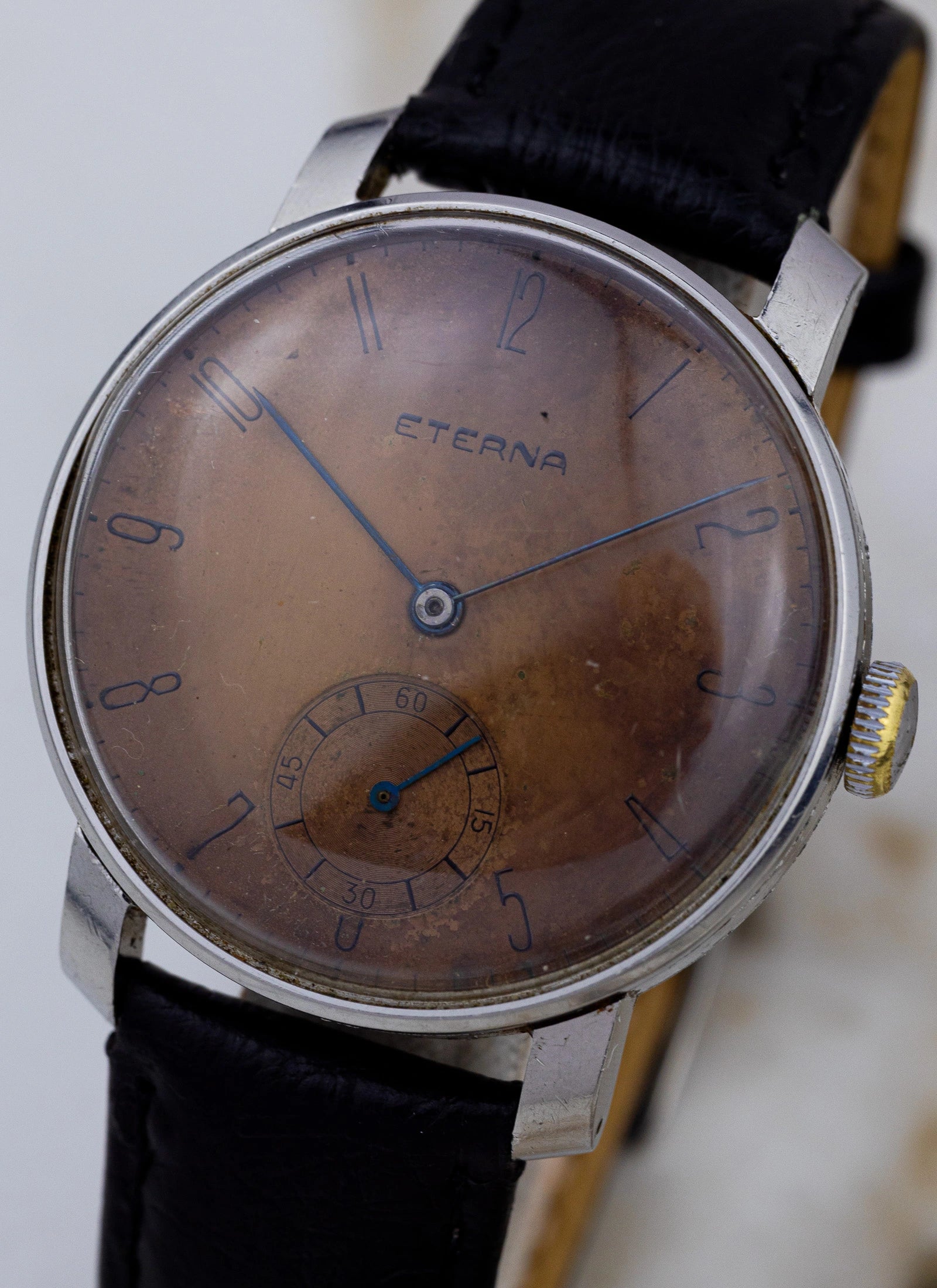 1940s Eterna Art Deco Jumbo cal. 852 "Cappucino Dial"