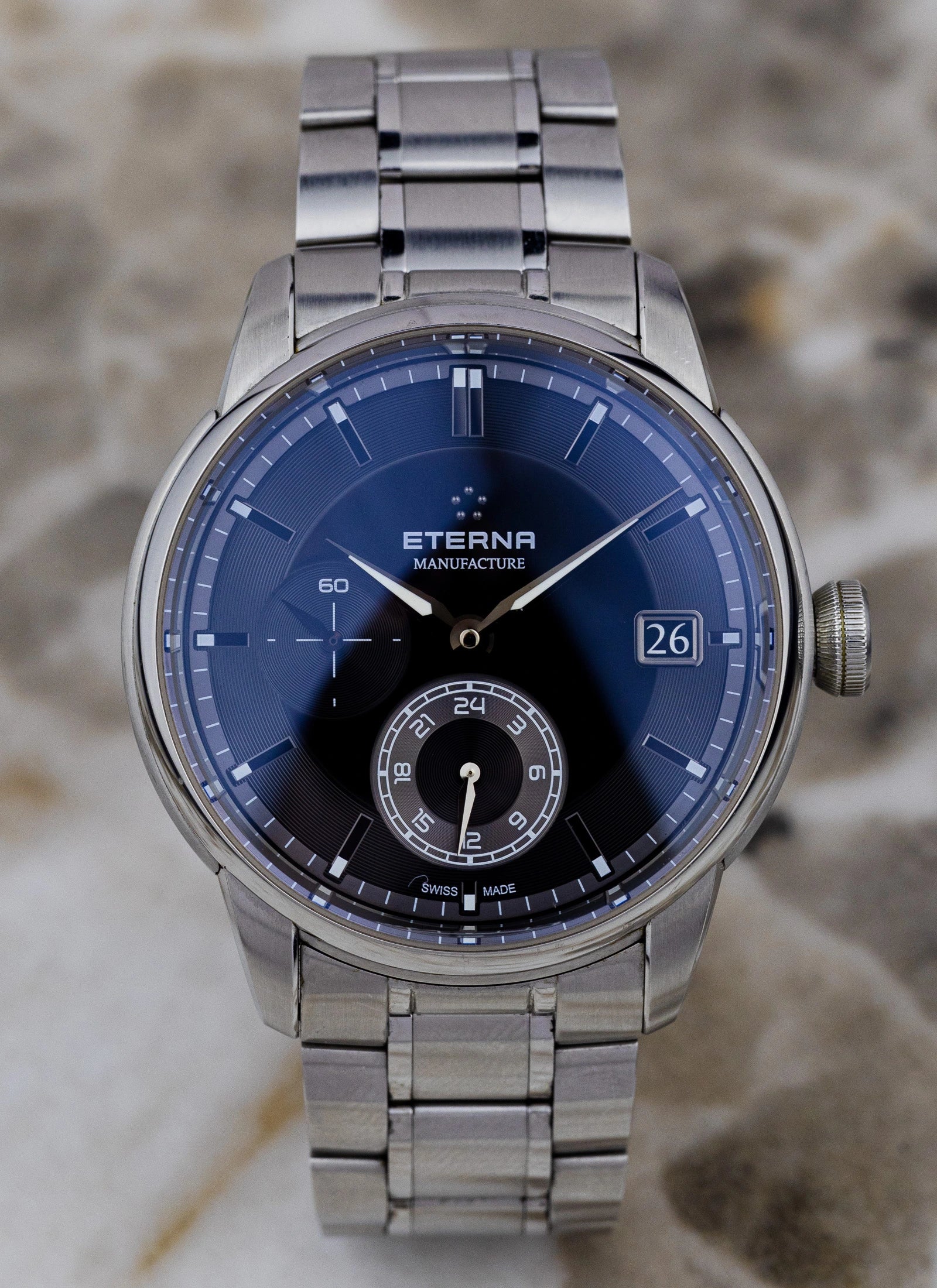 2010s Eterna Adventic GMT Manufacture Ref 7661.41