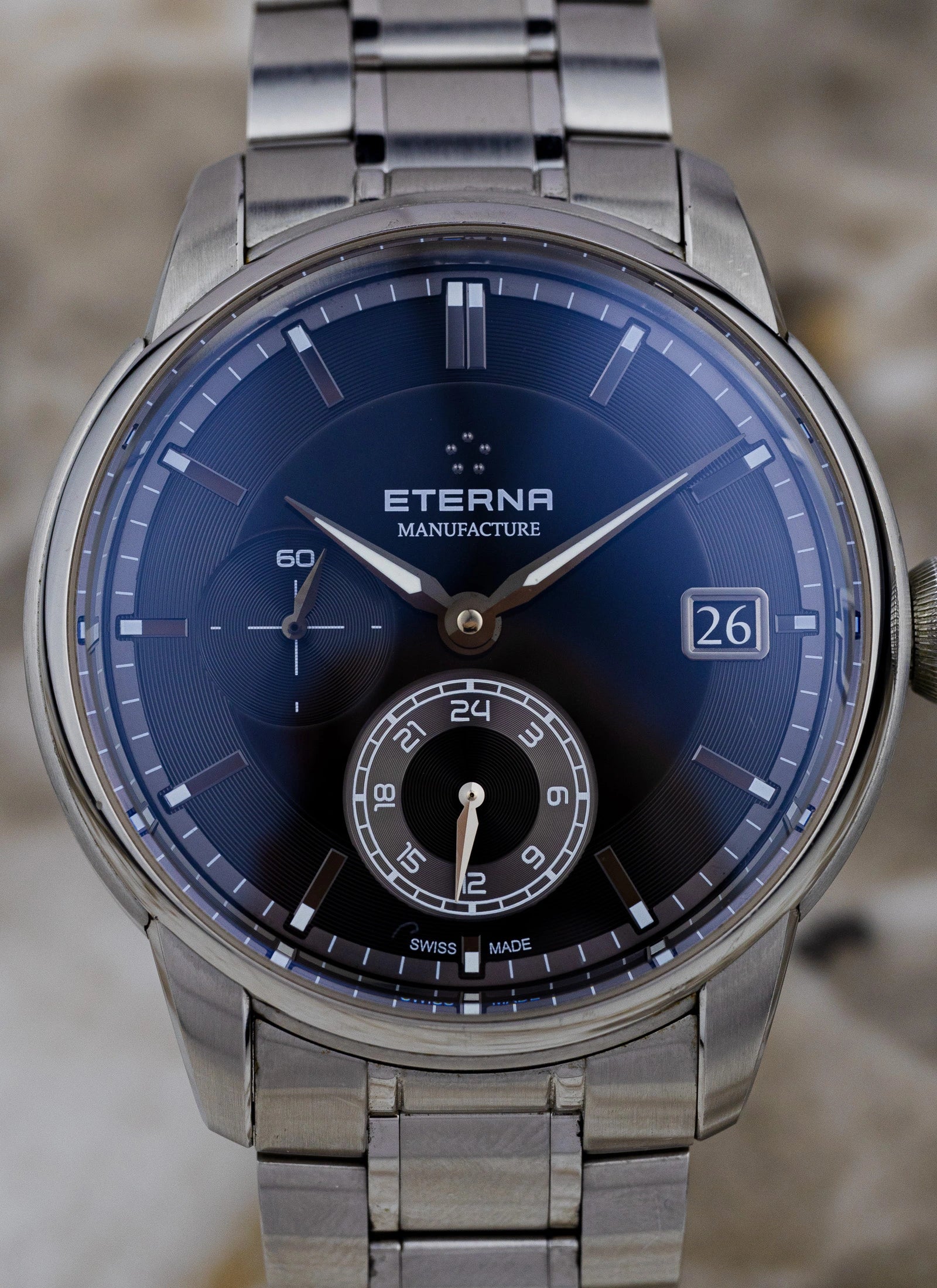 2010s Eterna Adventic GMT Manufacture Ref 7661.41