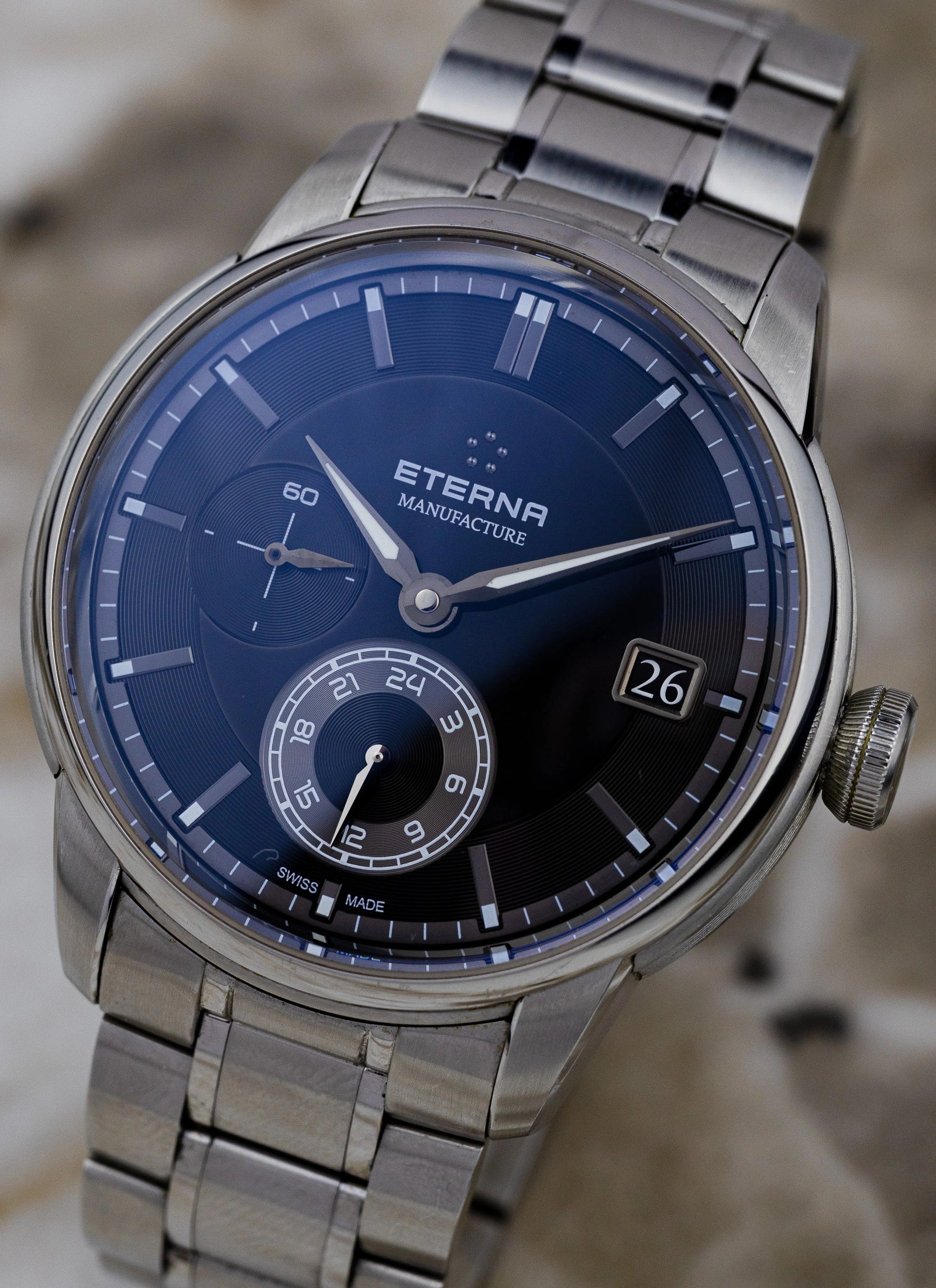 2010s Eterna Adventic GMT Manufacture Ref 7661.41