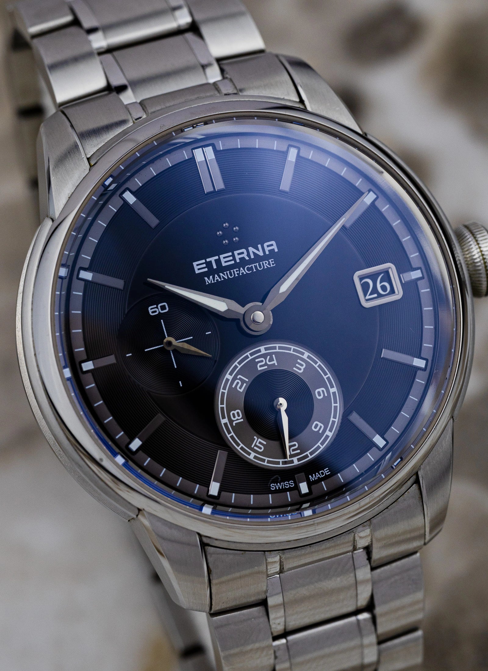 2010s Eterna Adventic GMT Manufacture Ref 7661.41