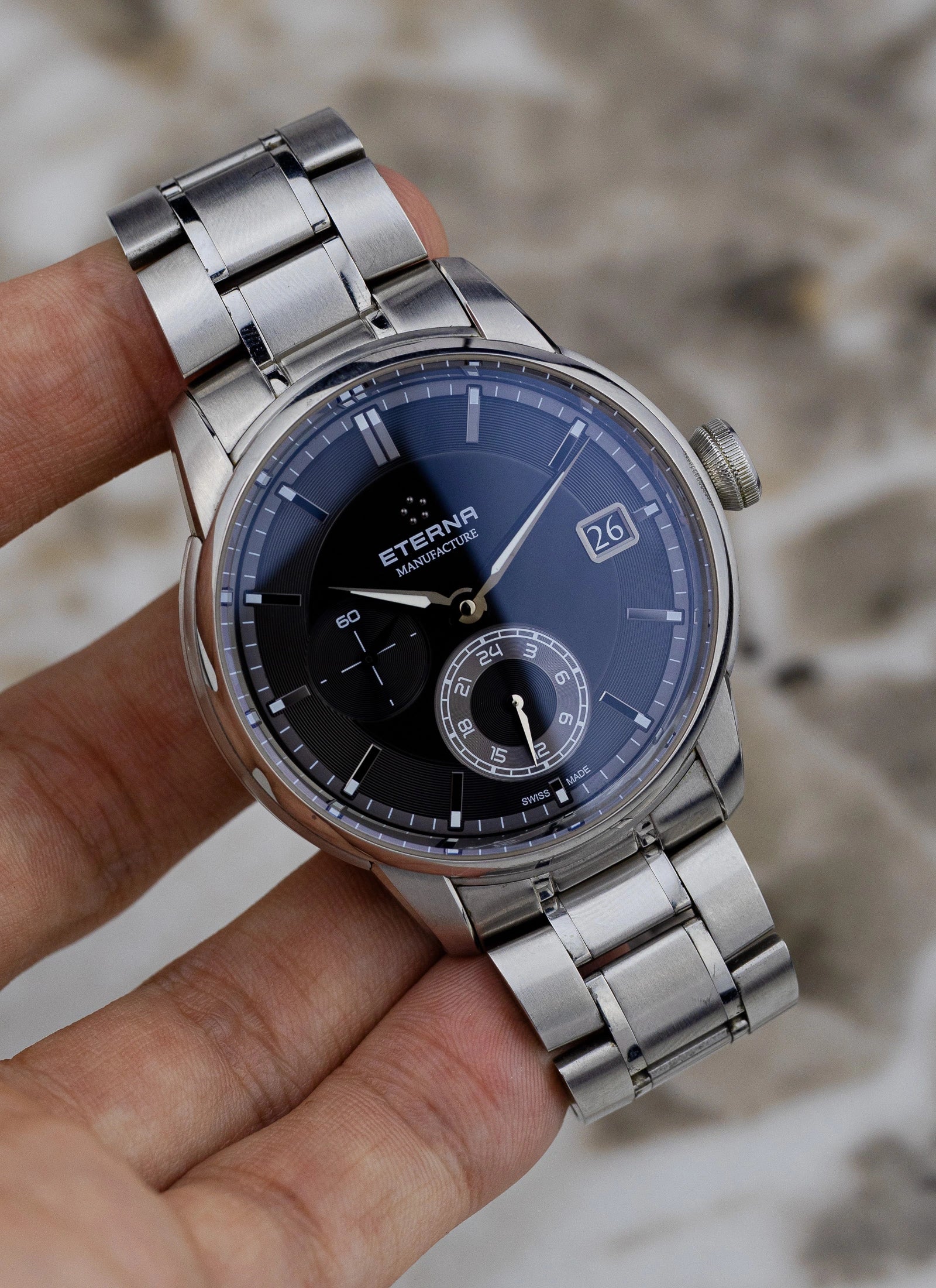 2010s Eterna Adventic GMT Manufacture Ref 7661.41