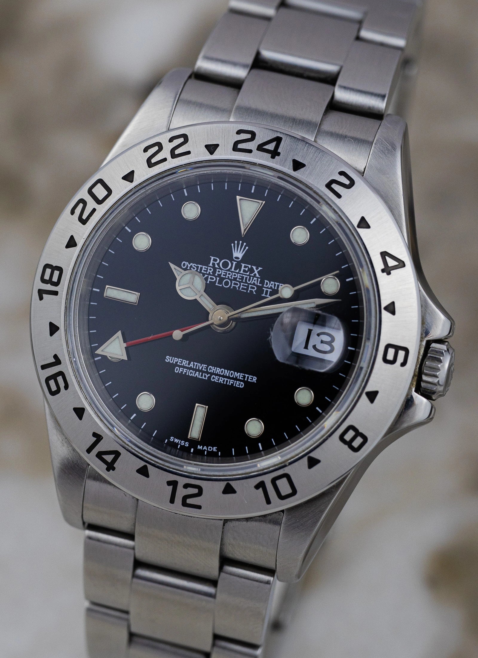 2007 Rolex Explorer II 16570 Full Set