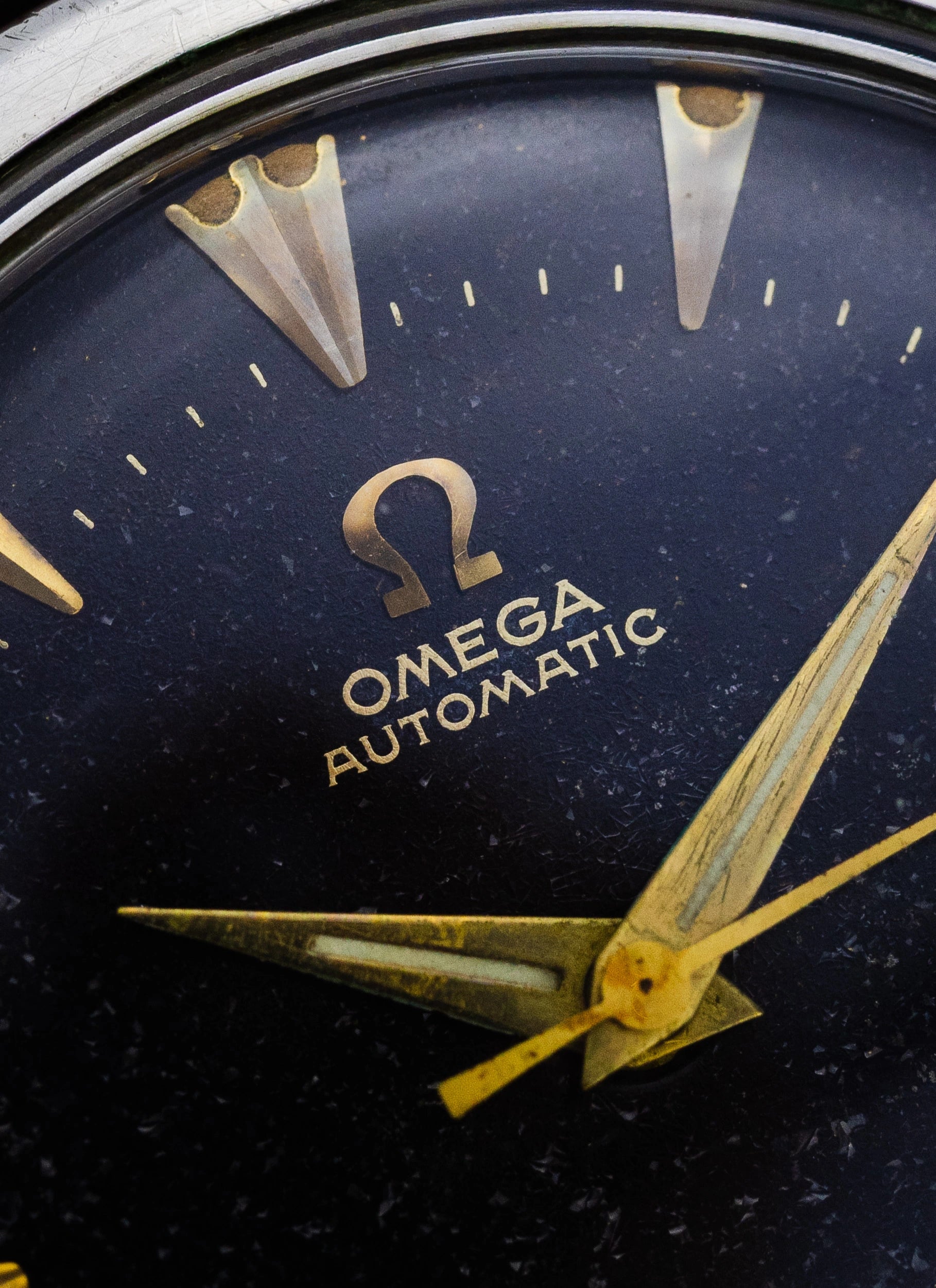 1954 Omega Seamaster Fat Lugs Black Dial 2846-1 SC cal. 501