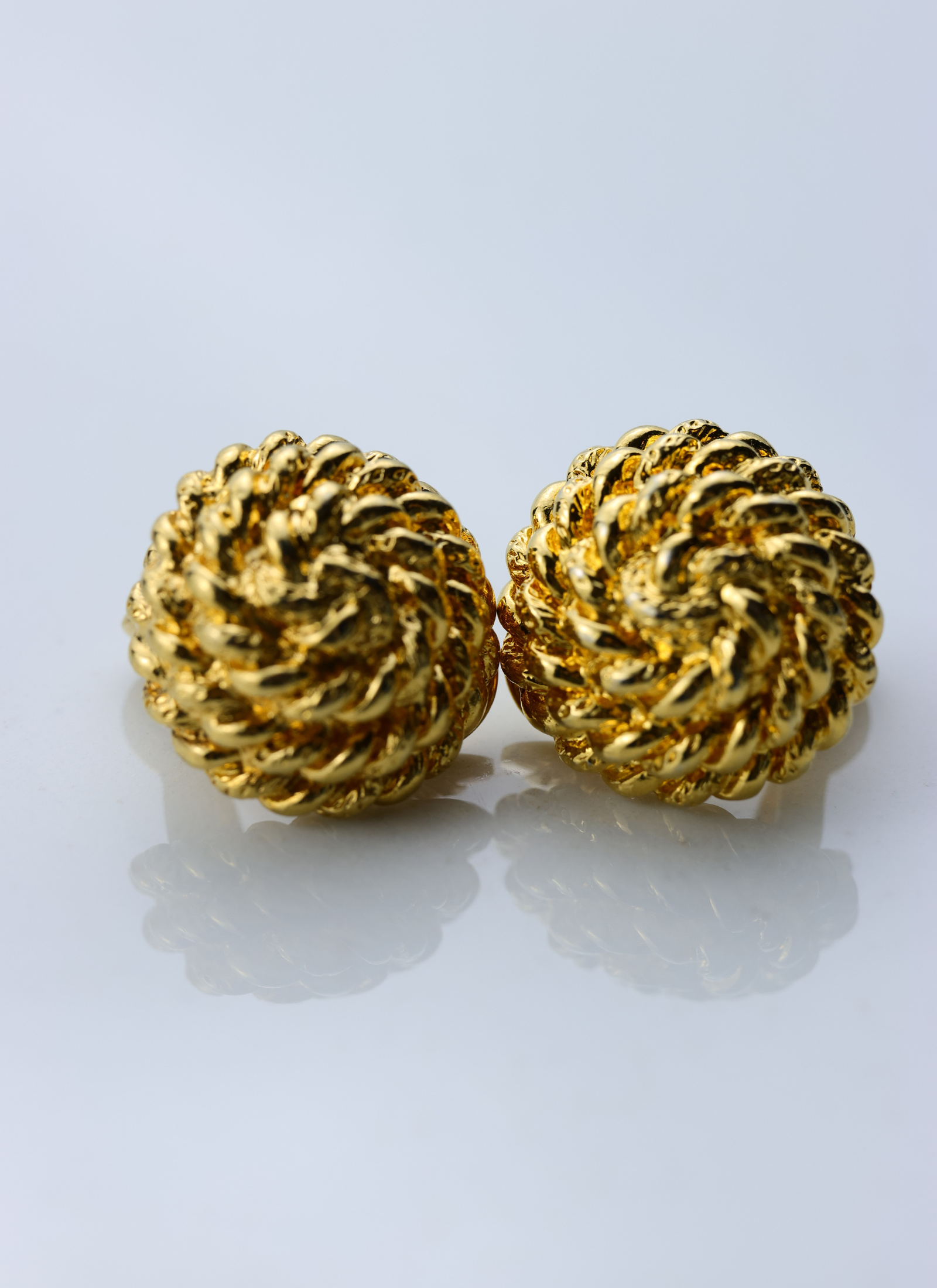 Monet - plecione klipsy