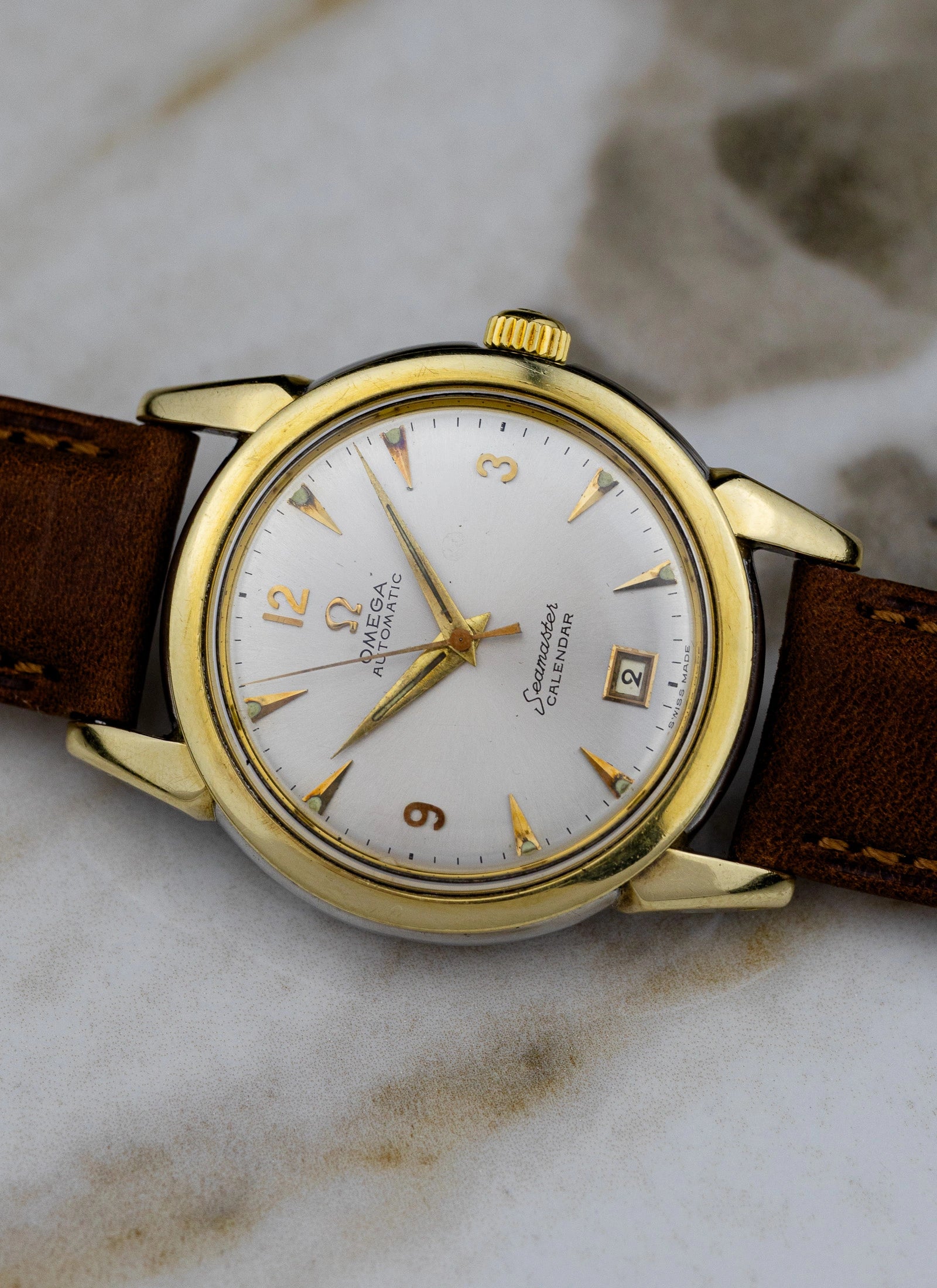 1952 Omega Seamaster Calendar 2627 cal. 355 Serviced
