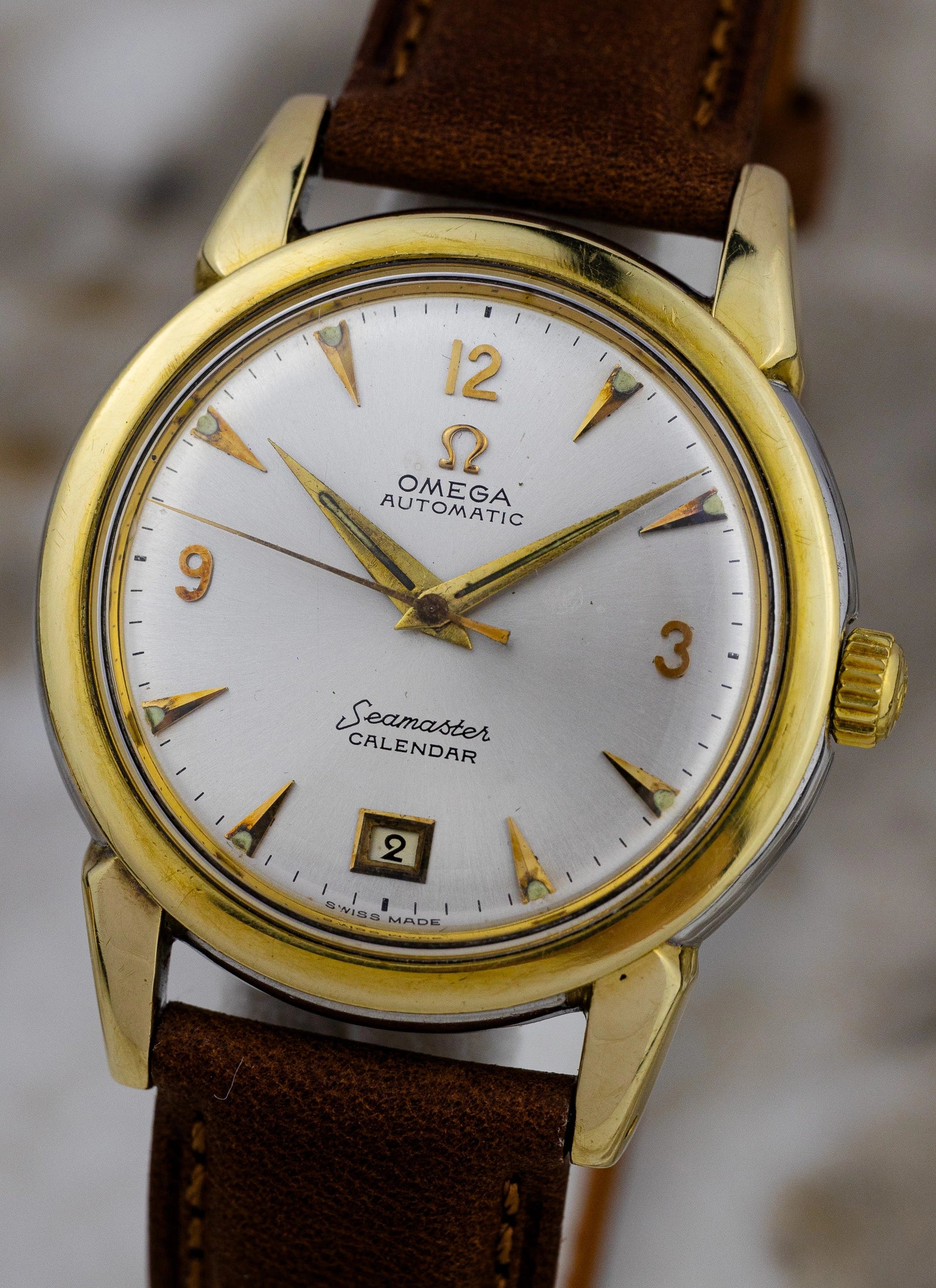 1952 Omega Seamaster Calendar 2627 cal. 355 Serviced