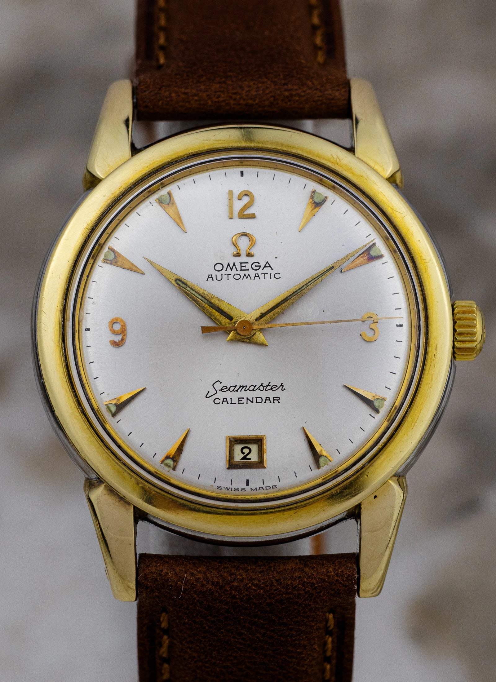 1952 Omega Seamaster Calendar 2627 cal. 355 Serviced