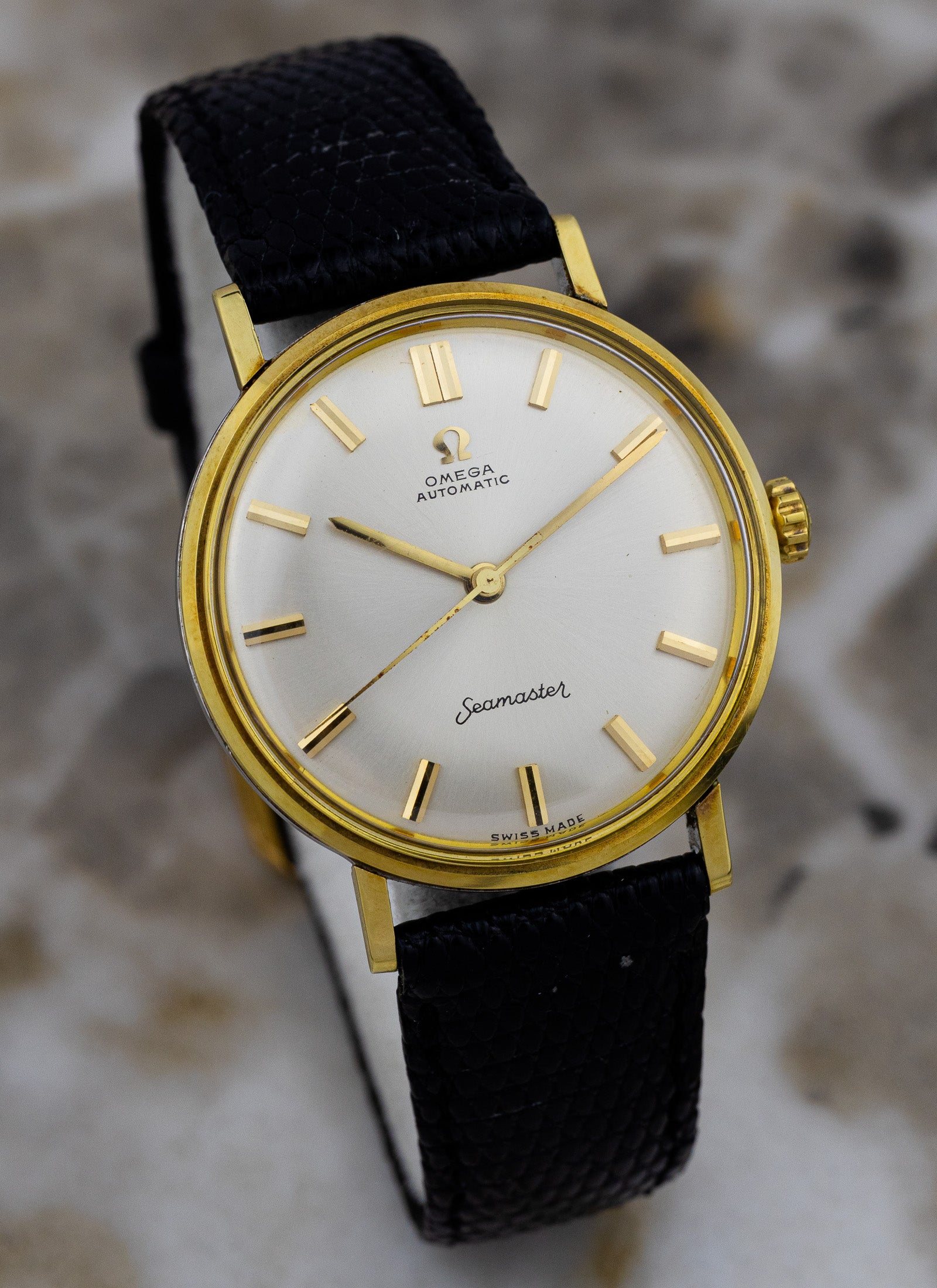 1960s Omega Seamaster Automatic Gold Cap 14740