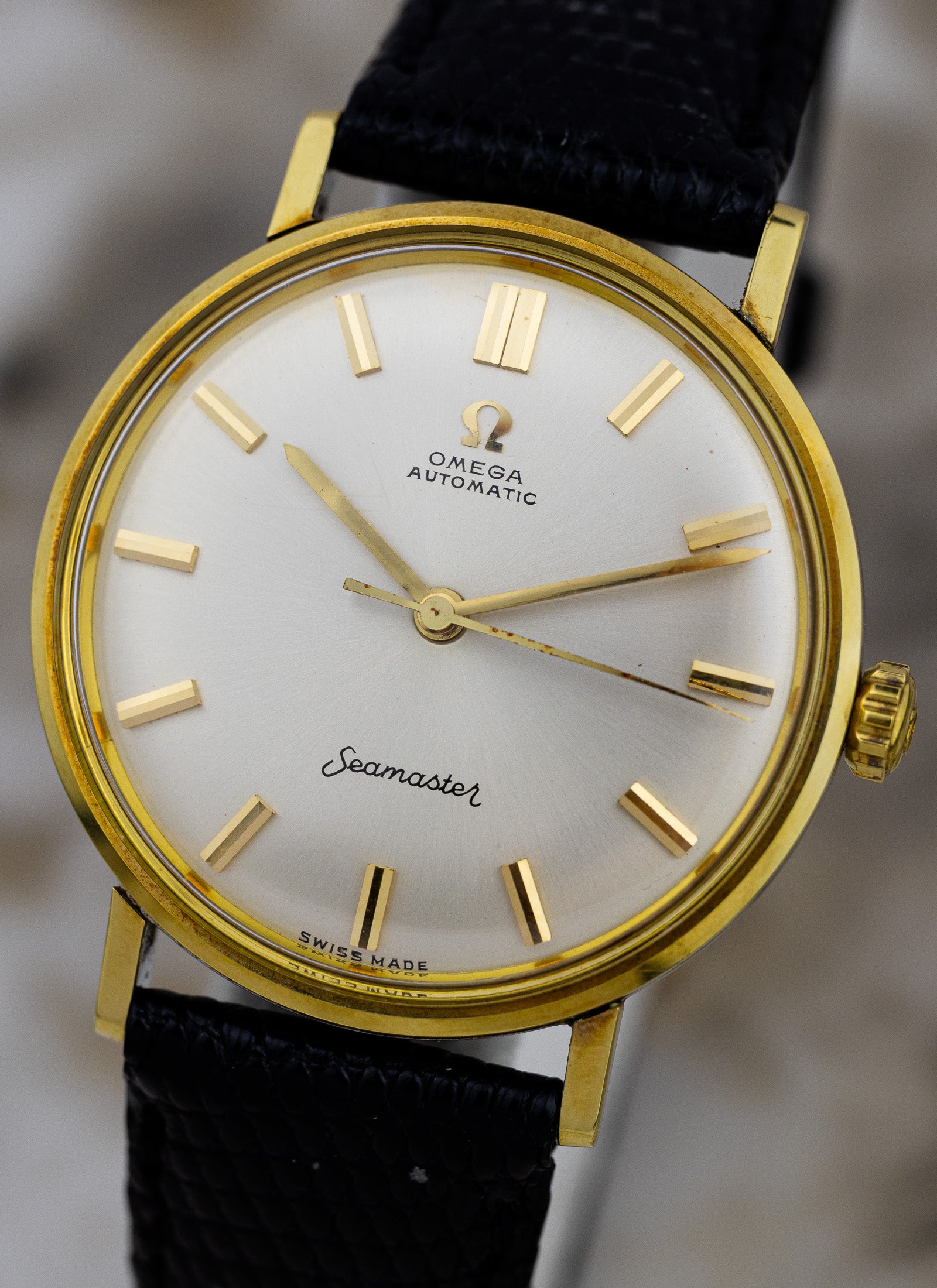 1960s Omega Seamaster Automatic Gold Cap 14740