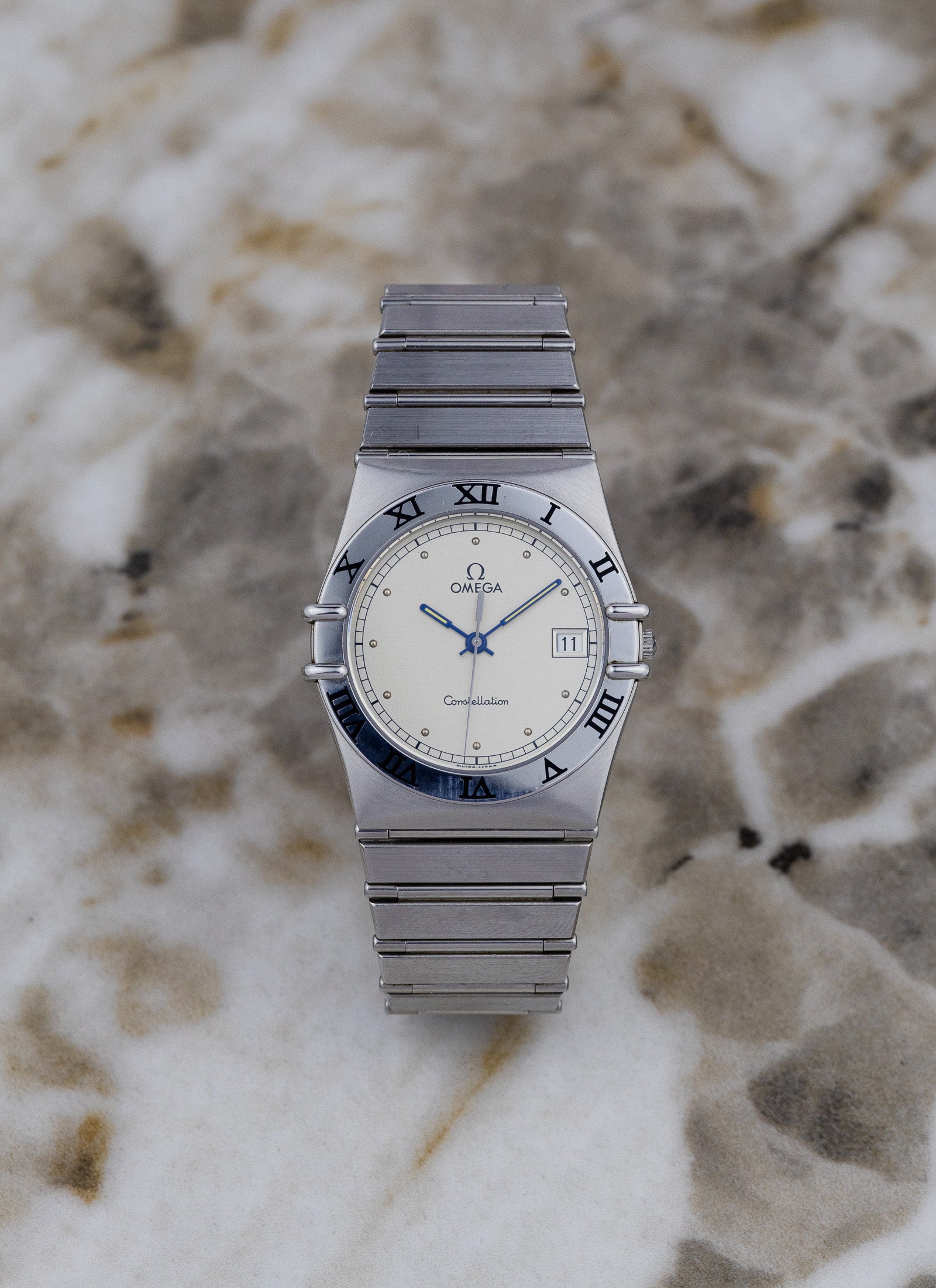 1980s Omega Constellation Manhattan 396.1070 cal. 1438 Full Set
