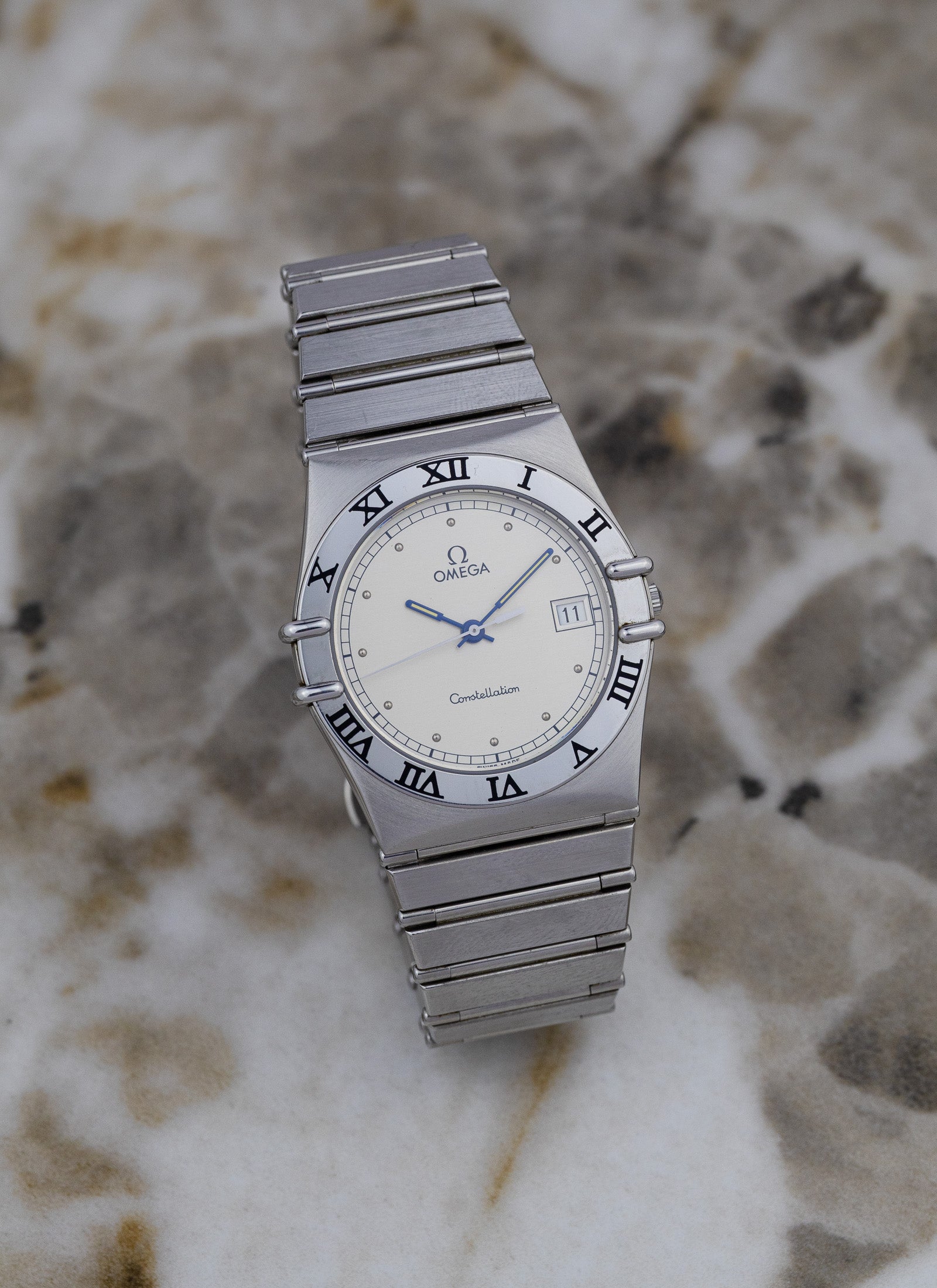 1980s Omega Constellation Manhattan 396.1070 cal. 1438 Full Set