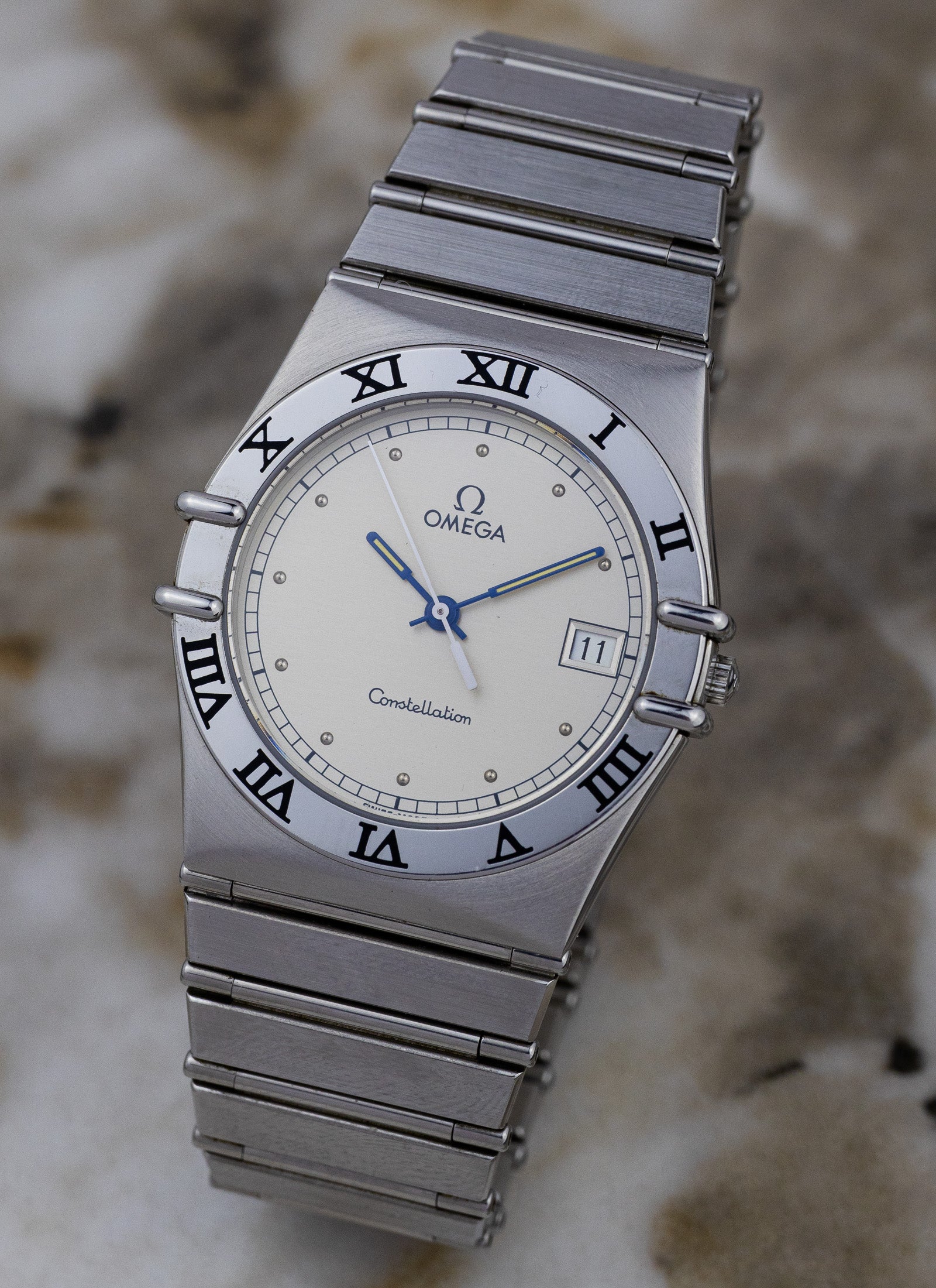 1980s Omega Constellation Manhattan 396.1070 cal. 1438 Full Set