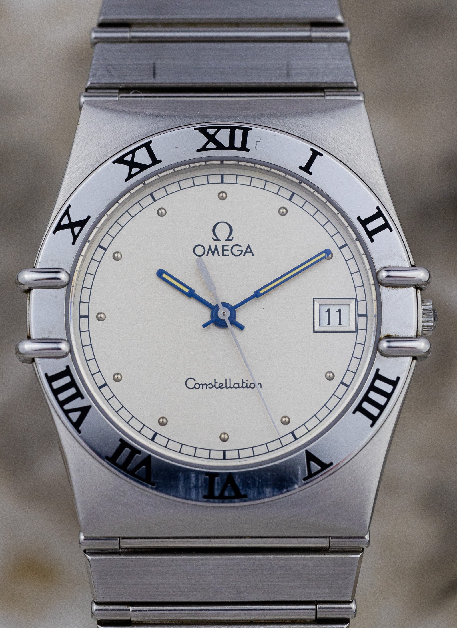 1980s Omega Constellation Manhattan 396.1070 cal. 1438 Full Set