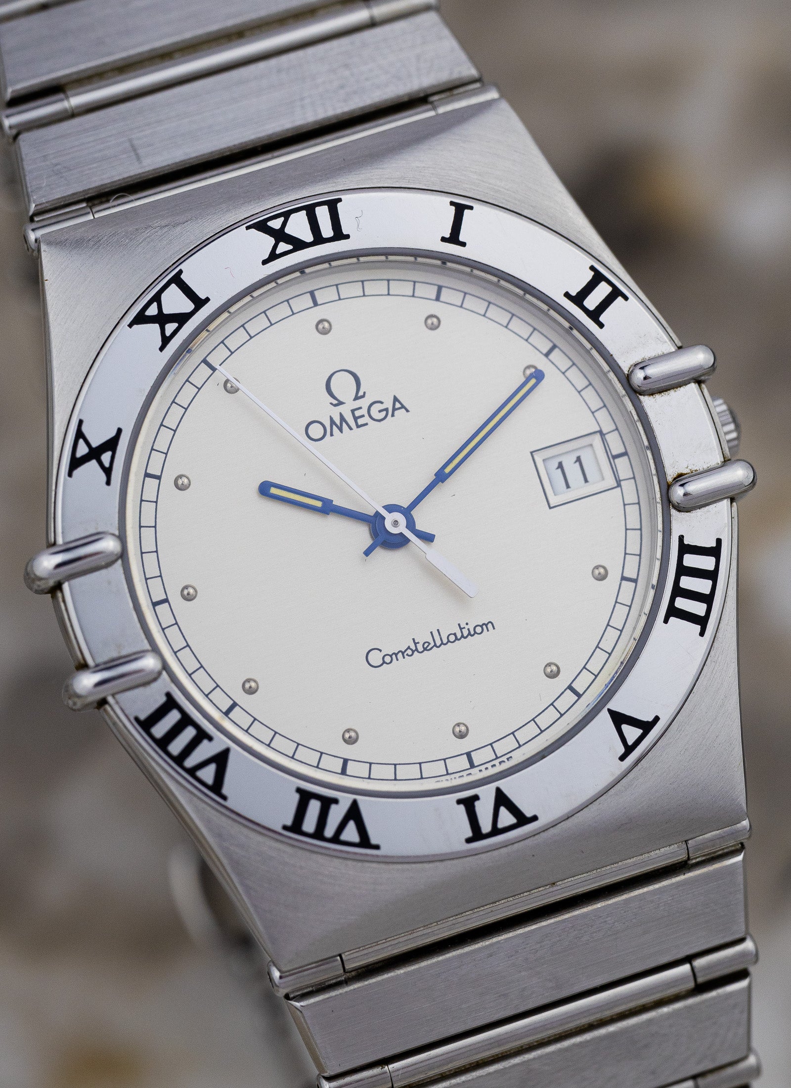 1980s Omega Constellation Manhattan 396.1070 cal. 1438 Full Set