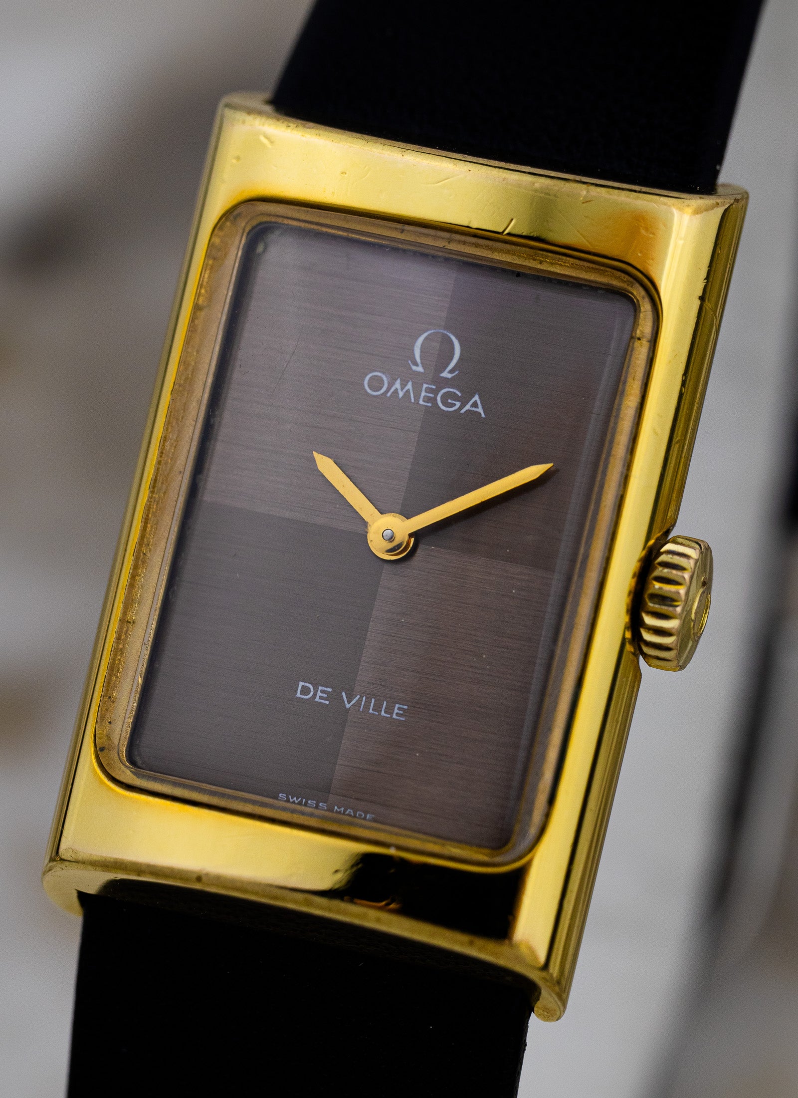 1970s Omega De Ville Brown Two Tone Dial 511.0458
