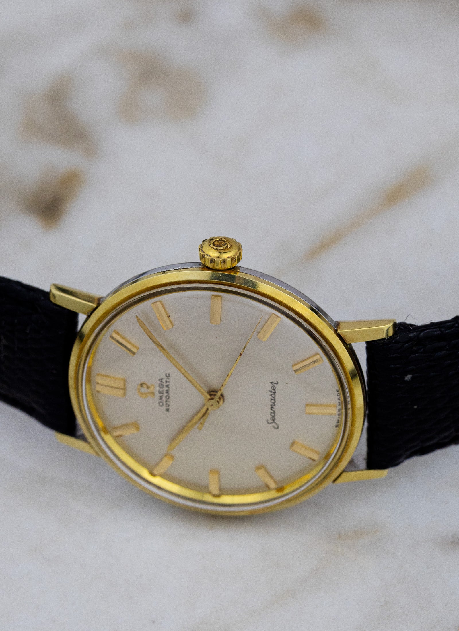 1960s Omega Seamaster Automatic Gold Cap 14740